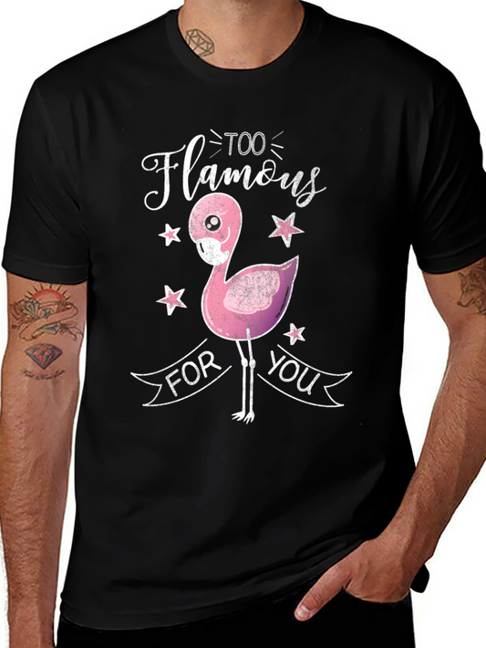 Too Flamous Flamingo Graphic T-Shirt