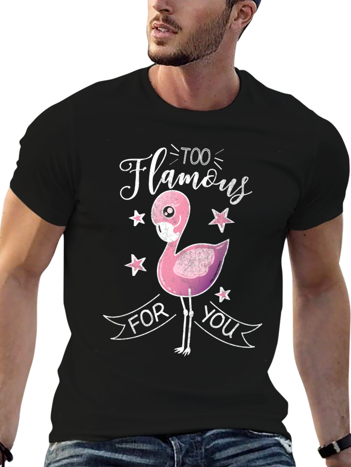 Too Flamous Flamingo Graphic T-Shirt