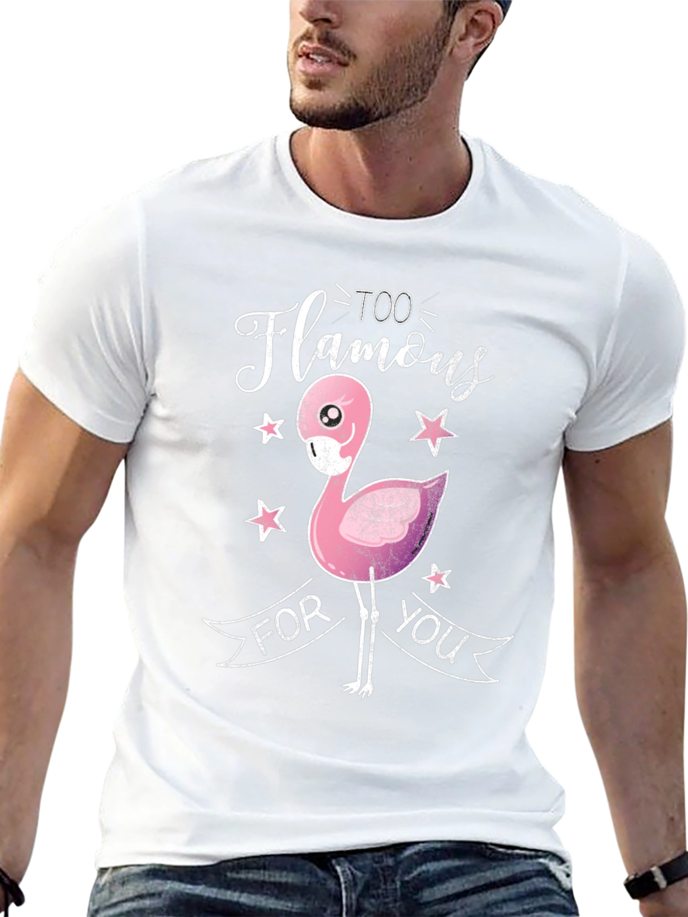 Too Flamous Flamingo Graphic T-Shirt
