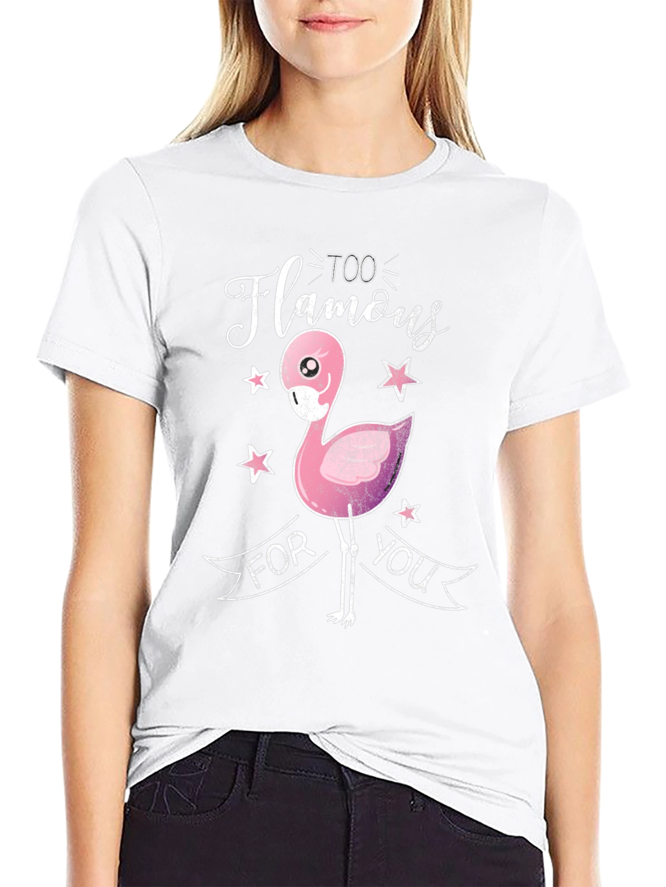 Too Flamous Flamingo Graphic T-Shirt