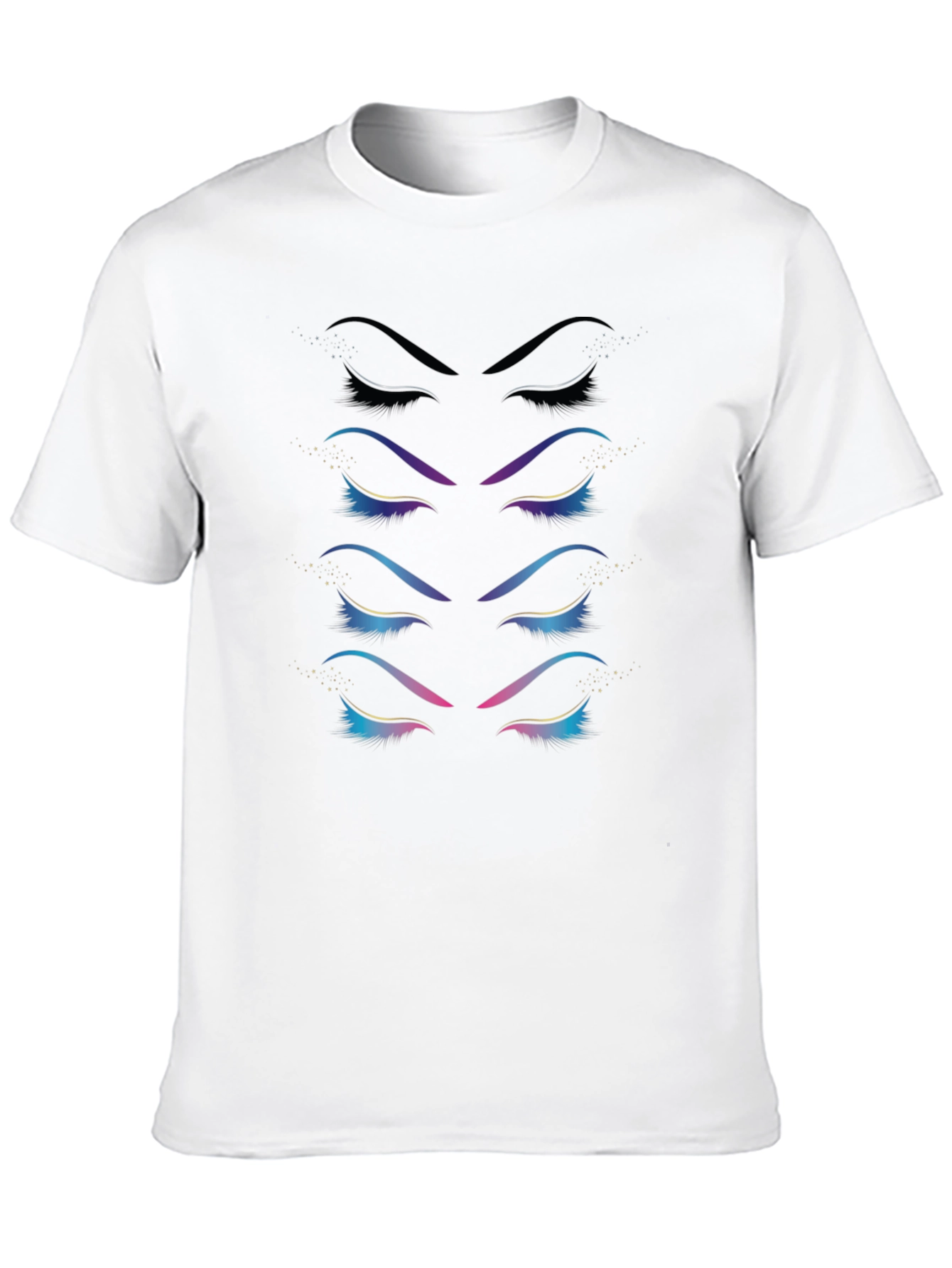 Eyes Graphic Tee - Stylish Unisex Black T-Shirt