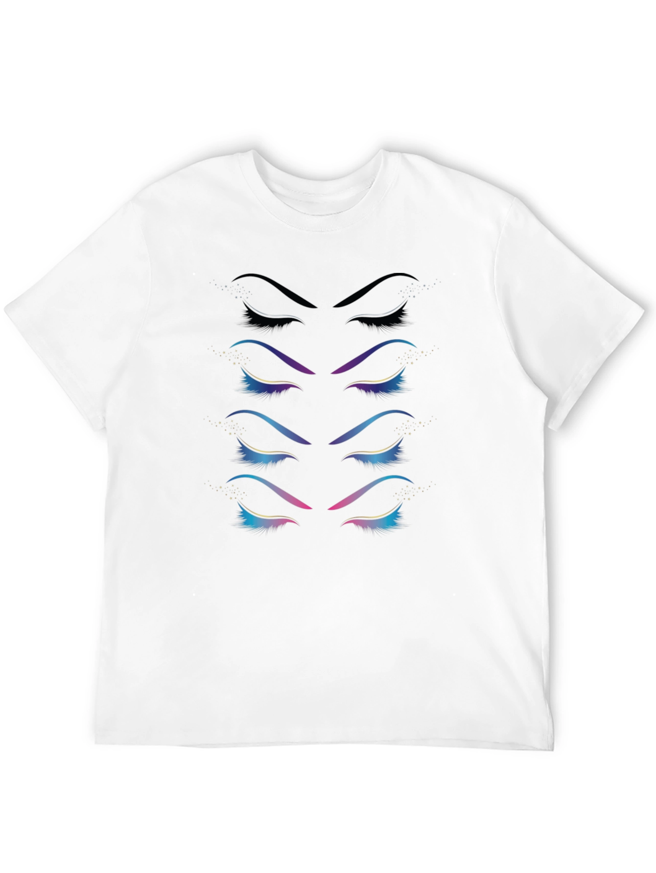 Eyes Graphic Tee - Stylish Unisex Black T-Shirt