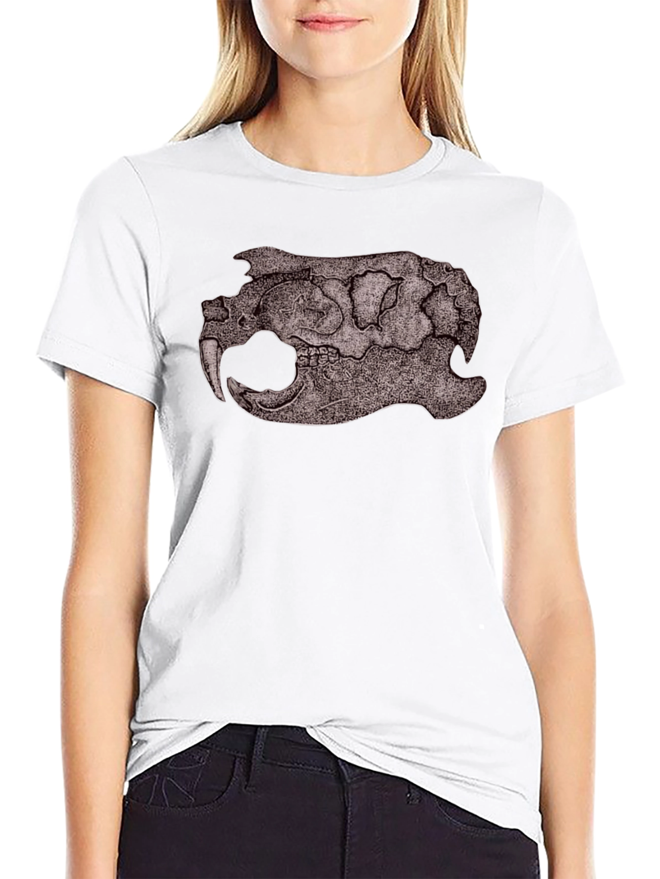 Cool Skull Graphic Black T-Shirt