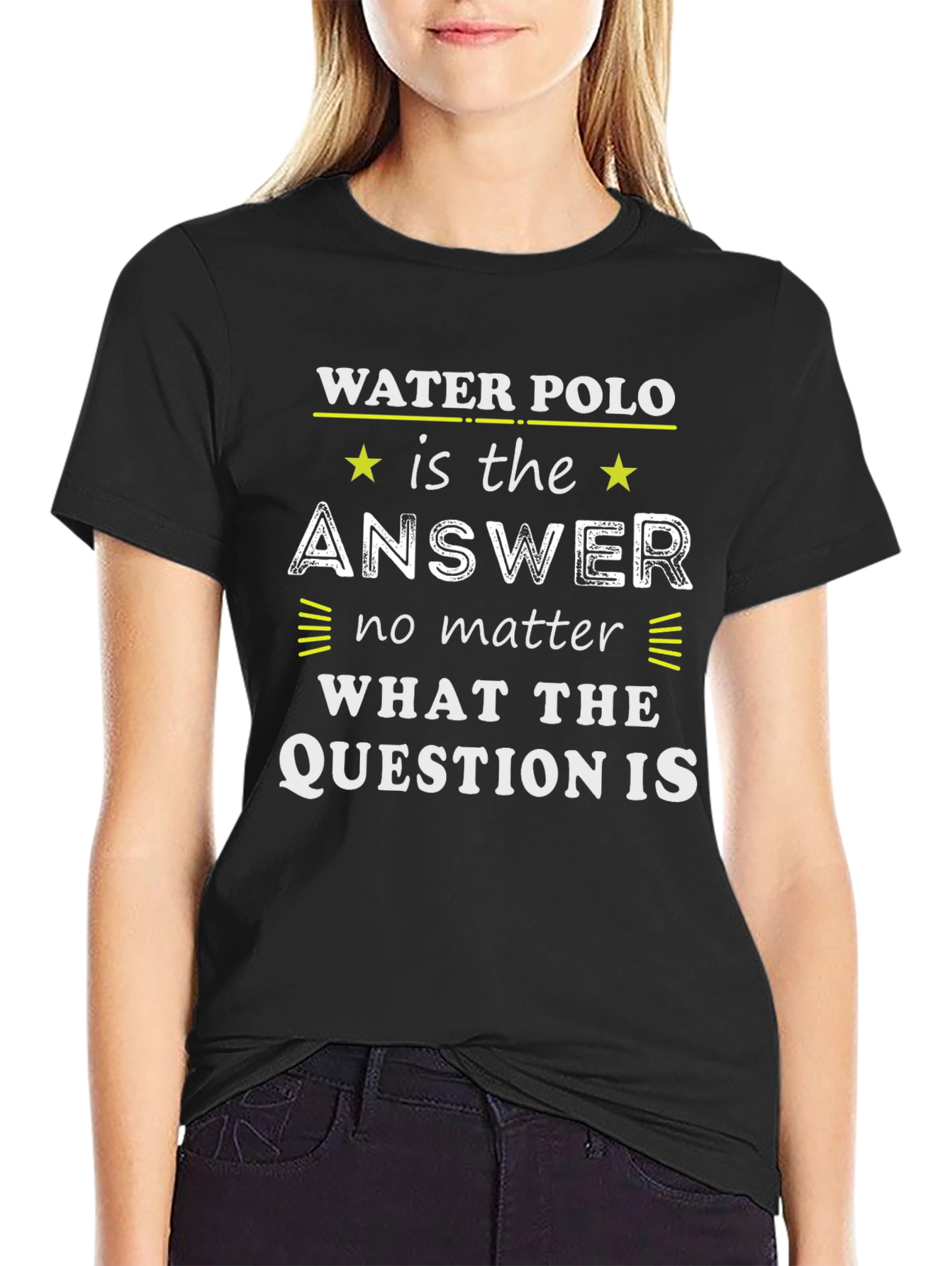 Water Polo Answer T-Shirt - Funny Sports Tee