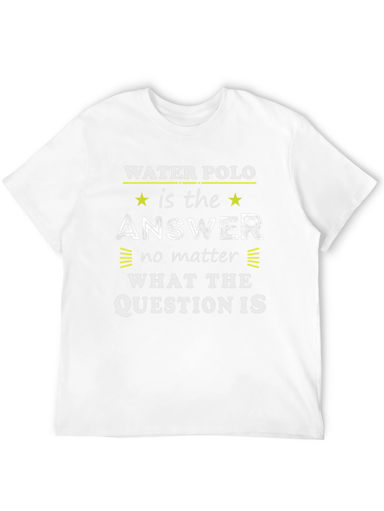 Water Polo Answer T-Shirt - Funny Sports Tee