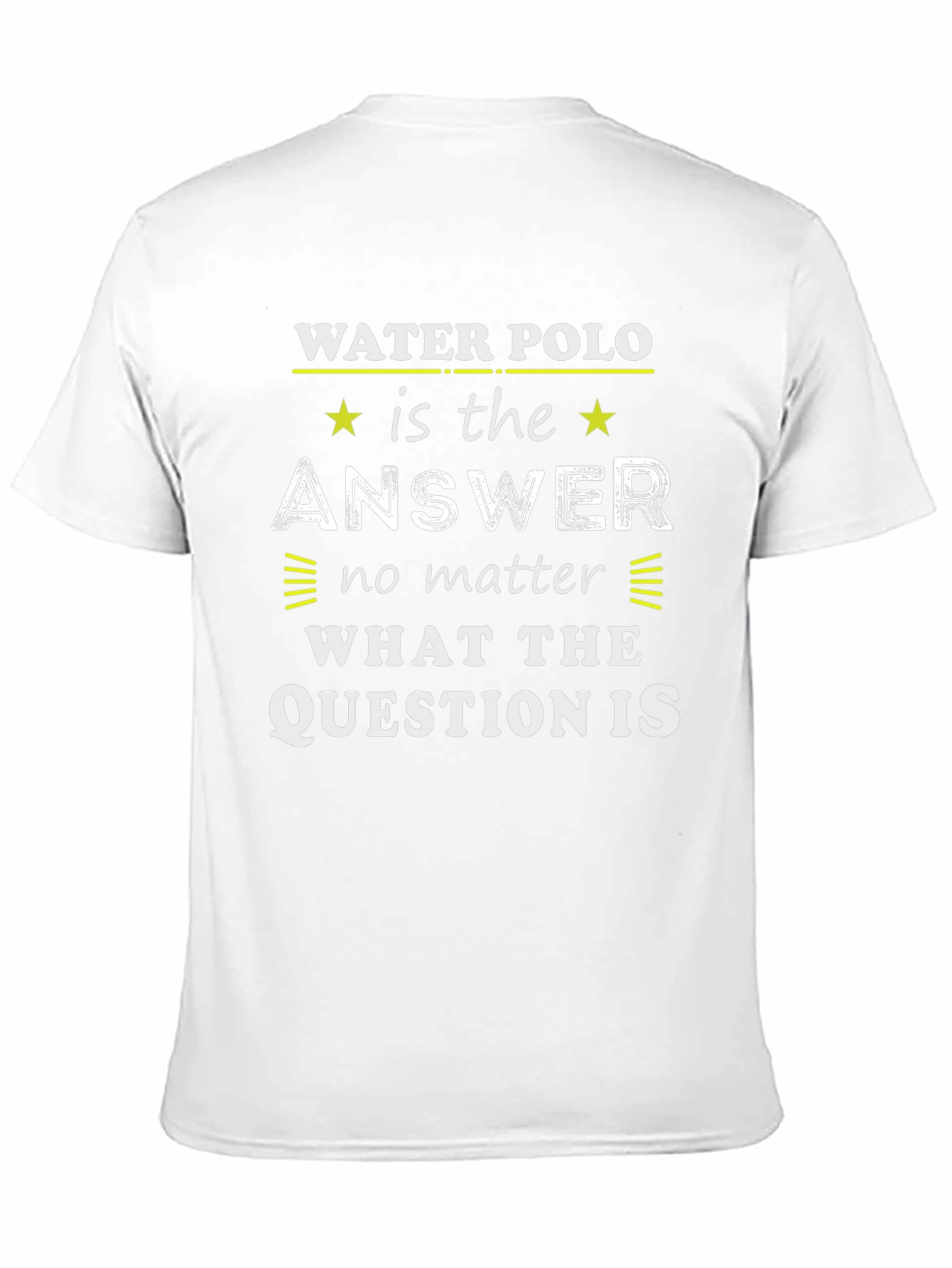 Water Polo Answer T-Shirt - Funny Sports Tee