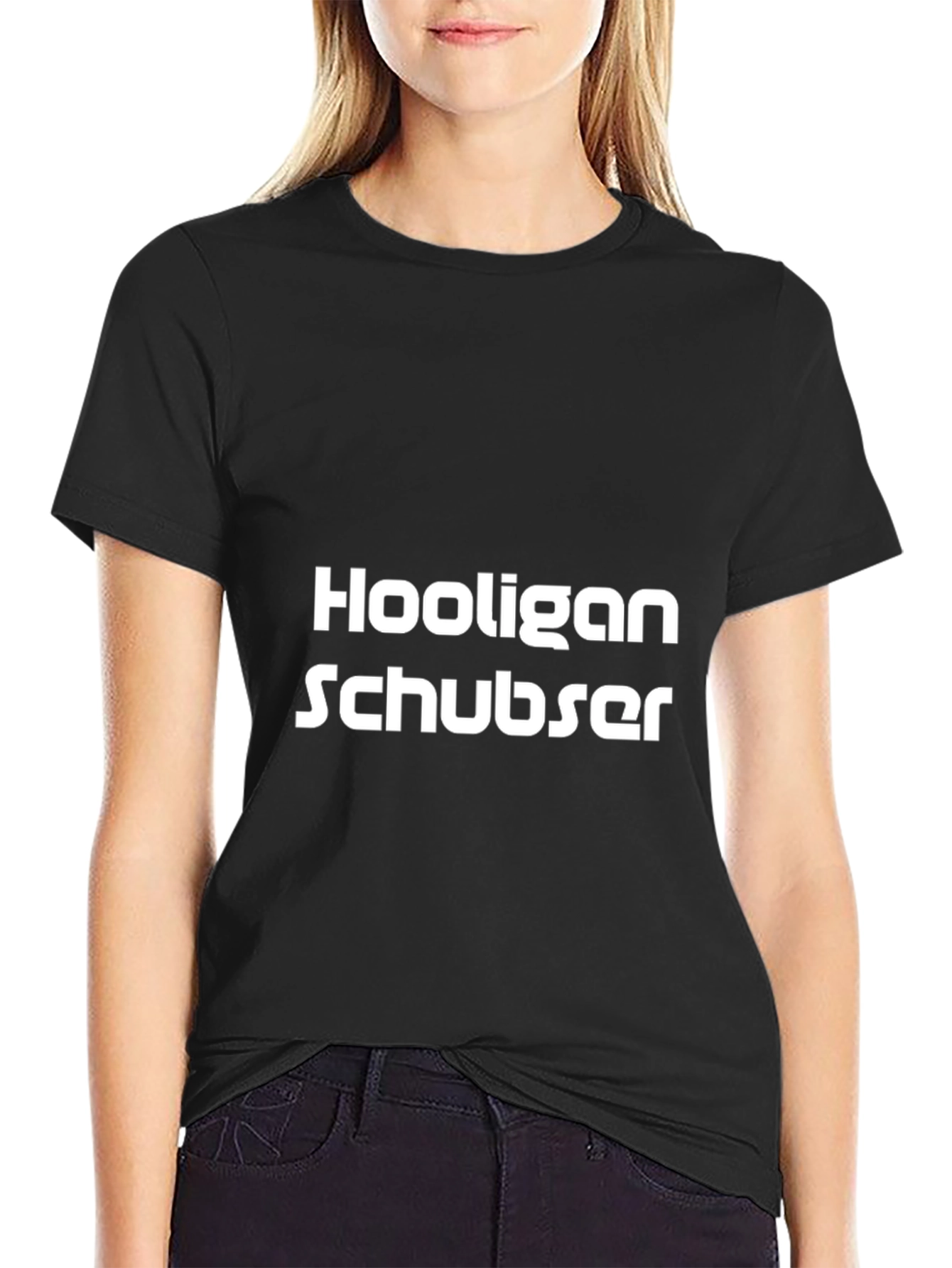 Hooligan Schubbser Black T-Shirt