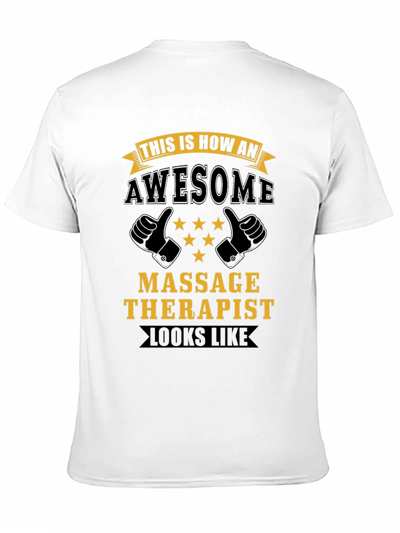 Awesome Massage Therapist T-Shirt - Black