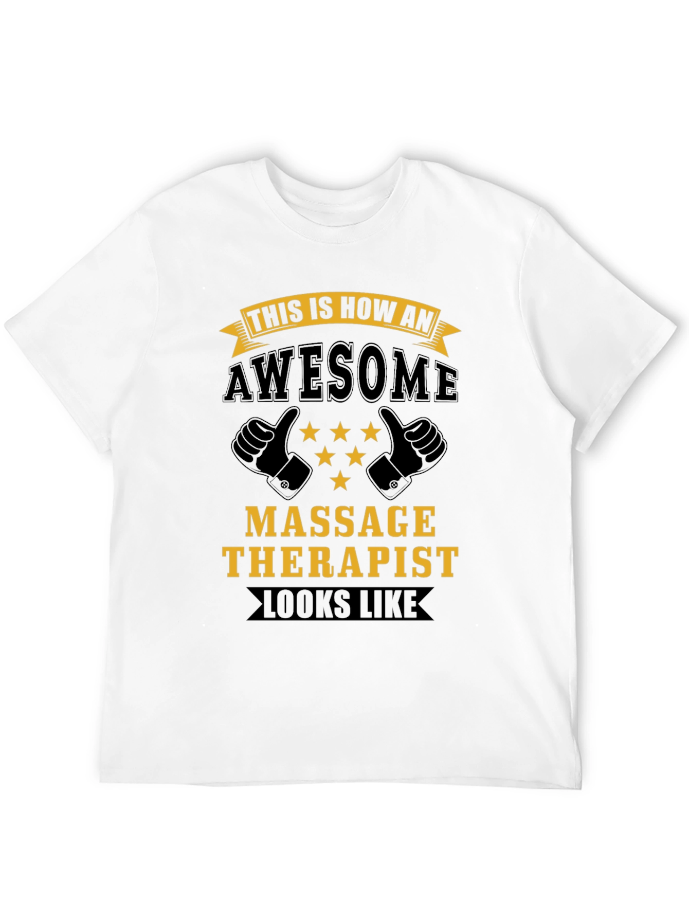 Awesome Massage Therapist T-Shirt - Black