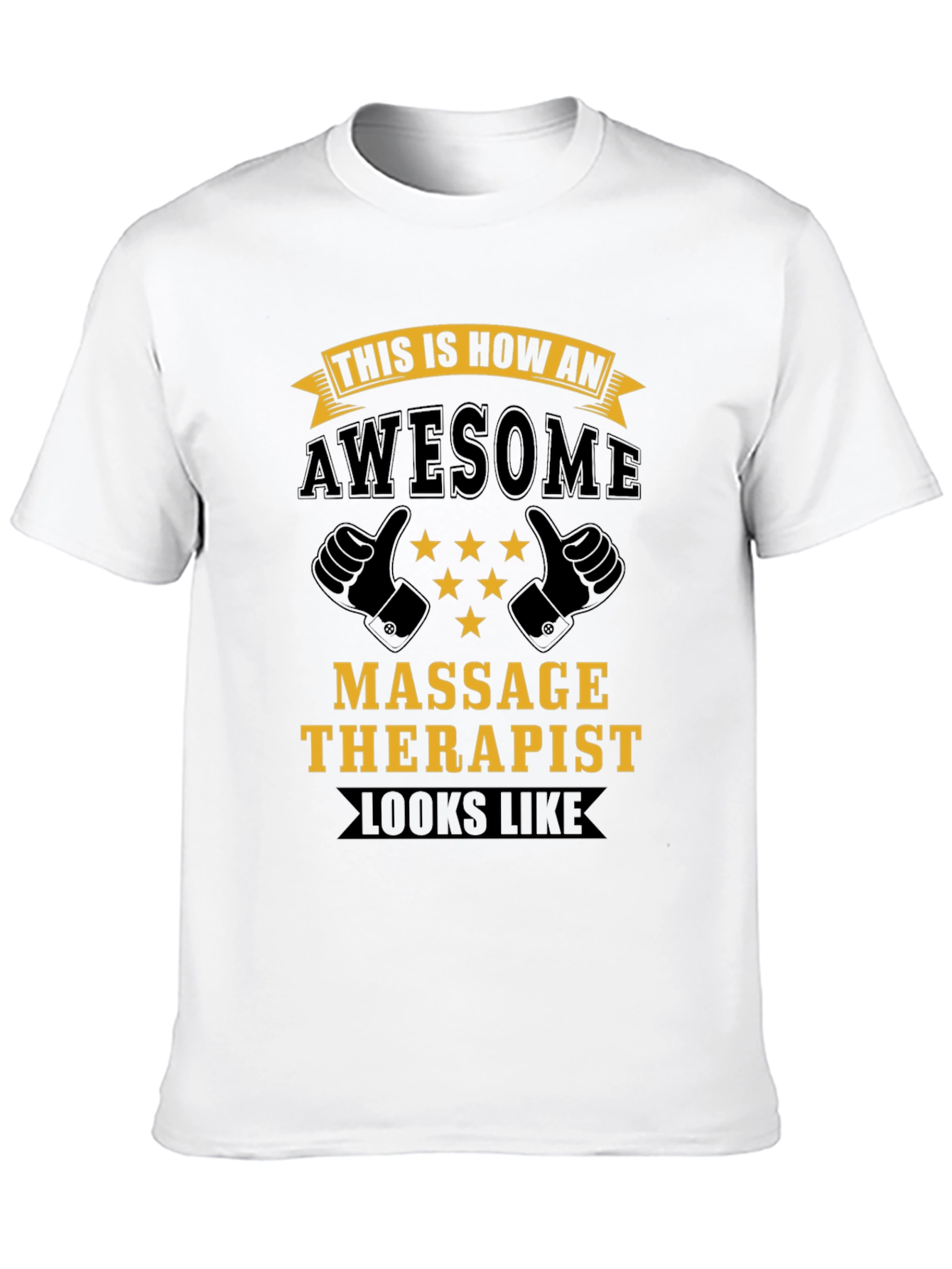 Awesome Massage Therapist T-Shirt - Black