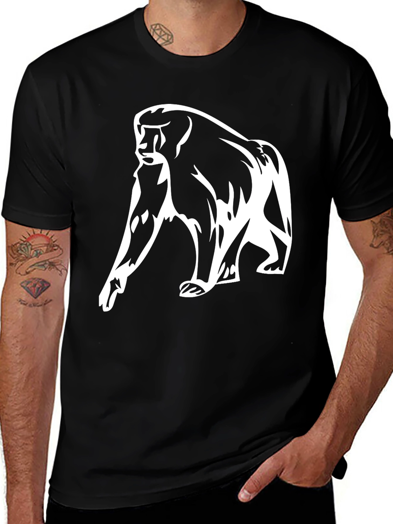 Gorilla Graphic Tee - Black