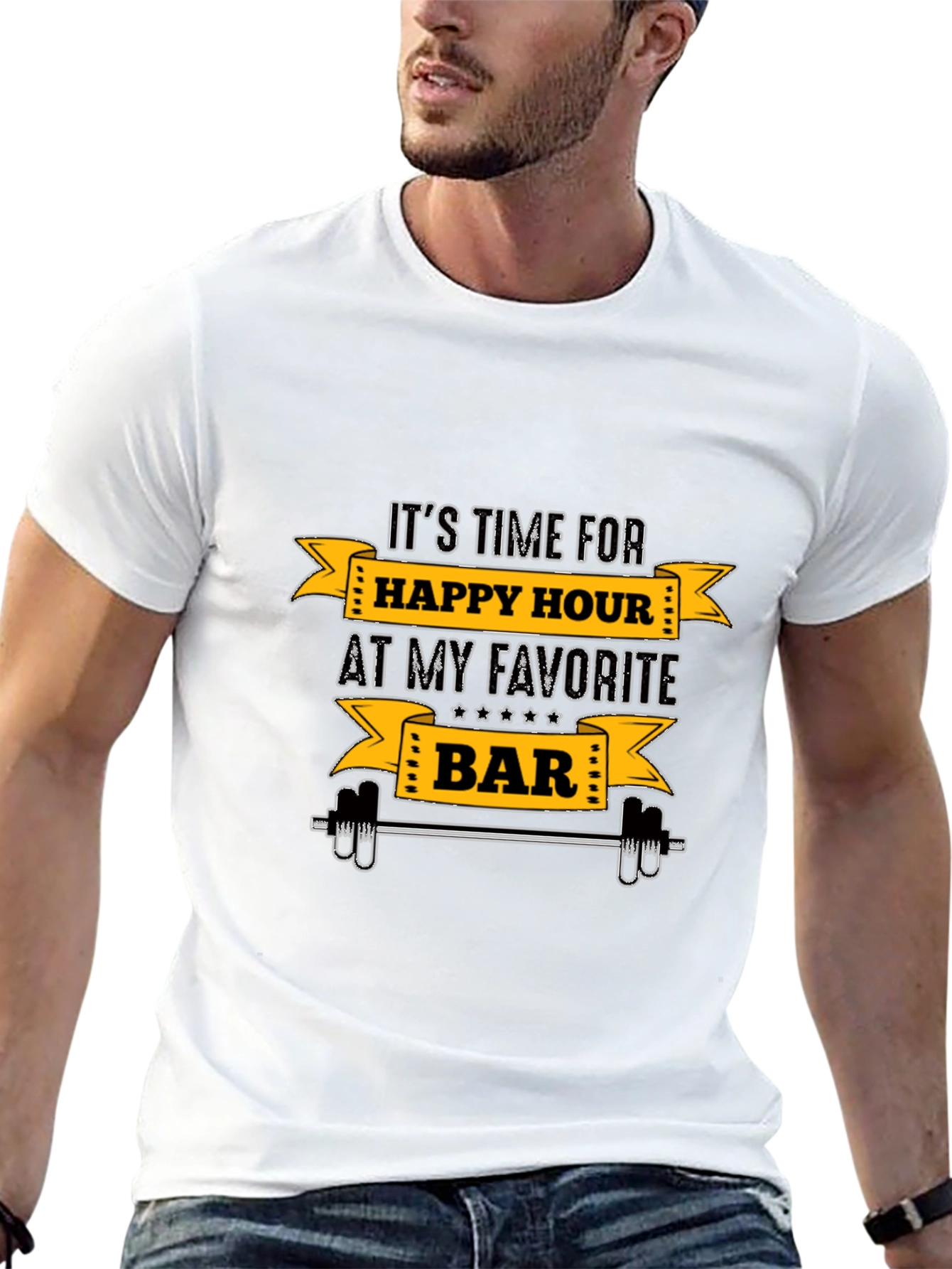 Happy Hour Gym Bar T-Shirt