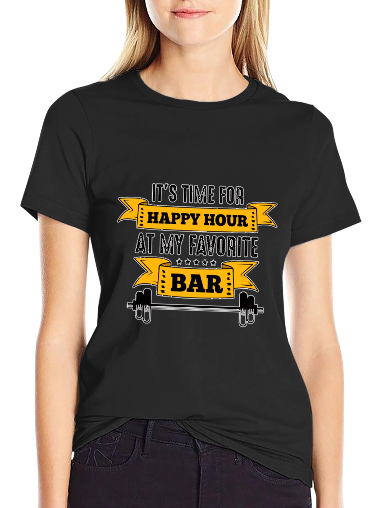 Happy Hour Gym Bar T-Shirt