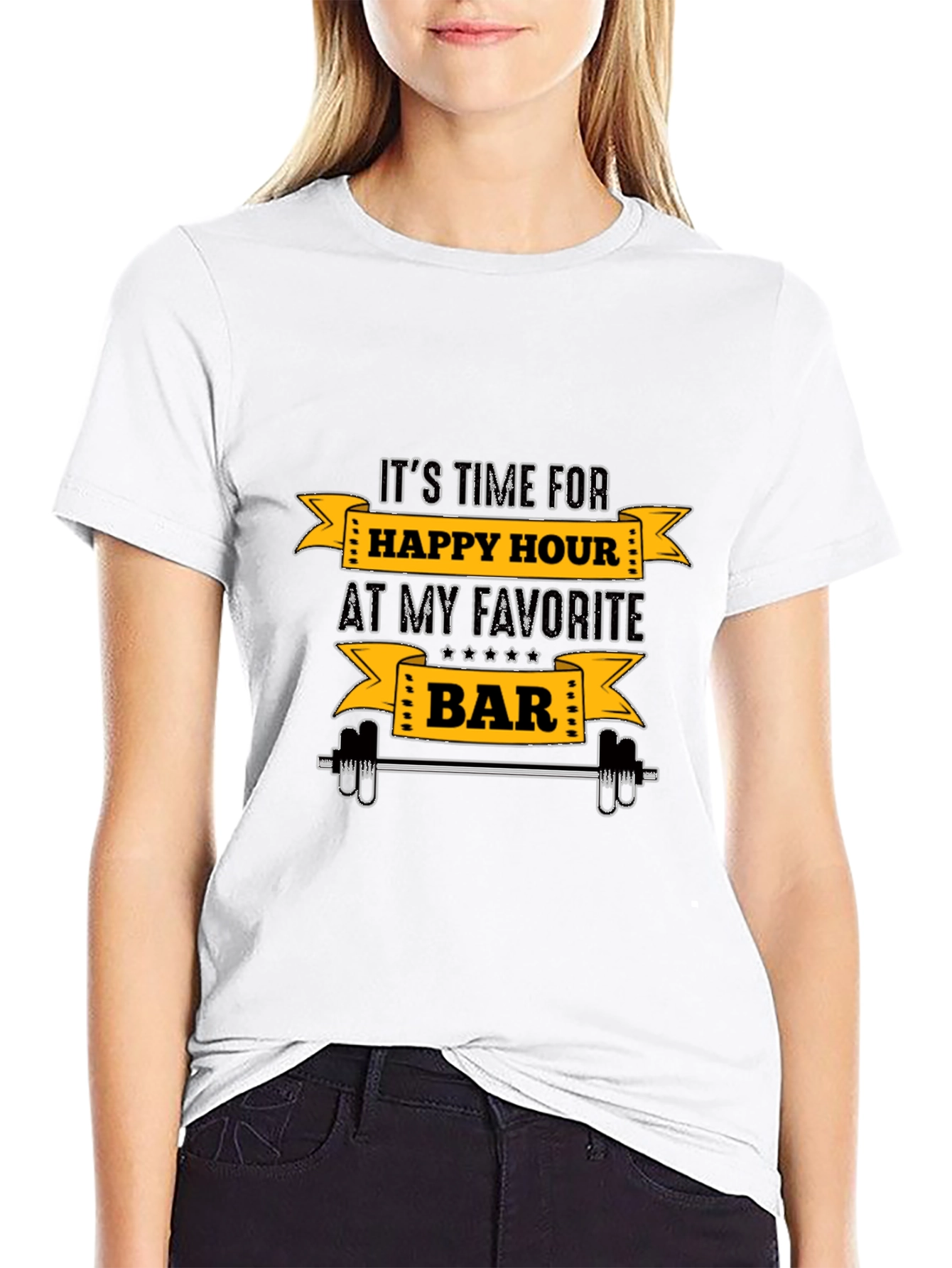 Happy Hour Gym Bar T-Shirt