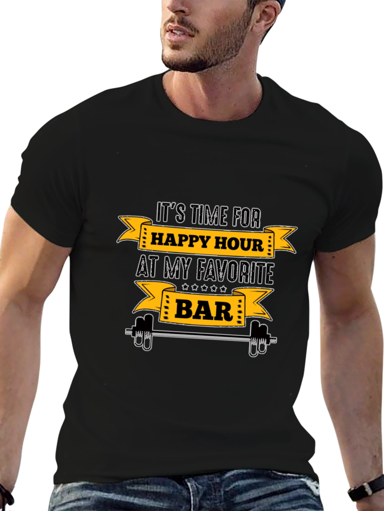 Happy Hour Gym Bar T-Shirt