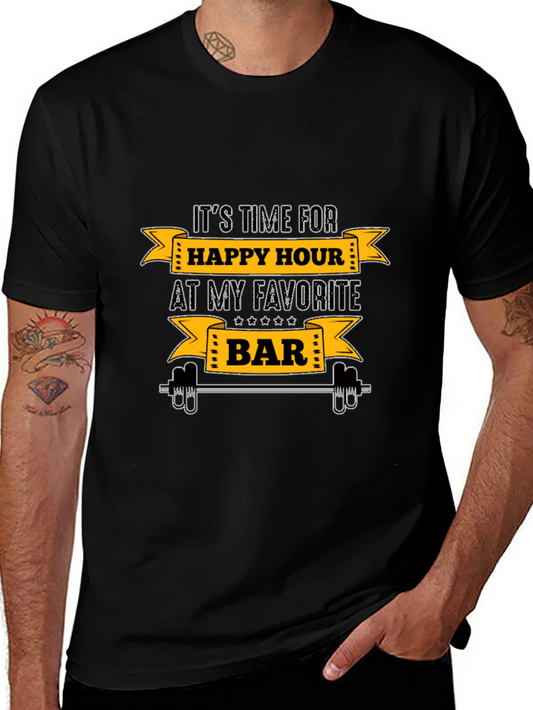 Happy Hour Gym Bar T-Shirt
