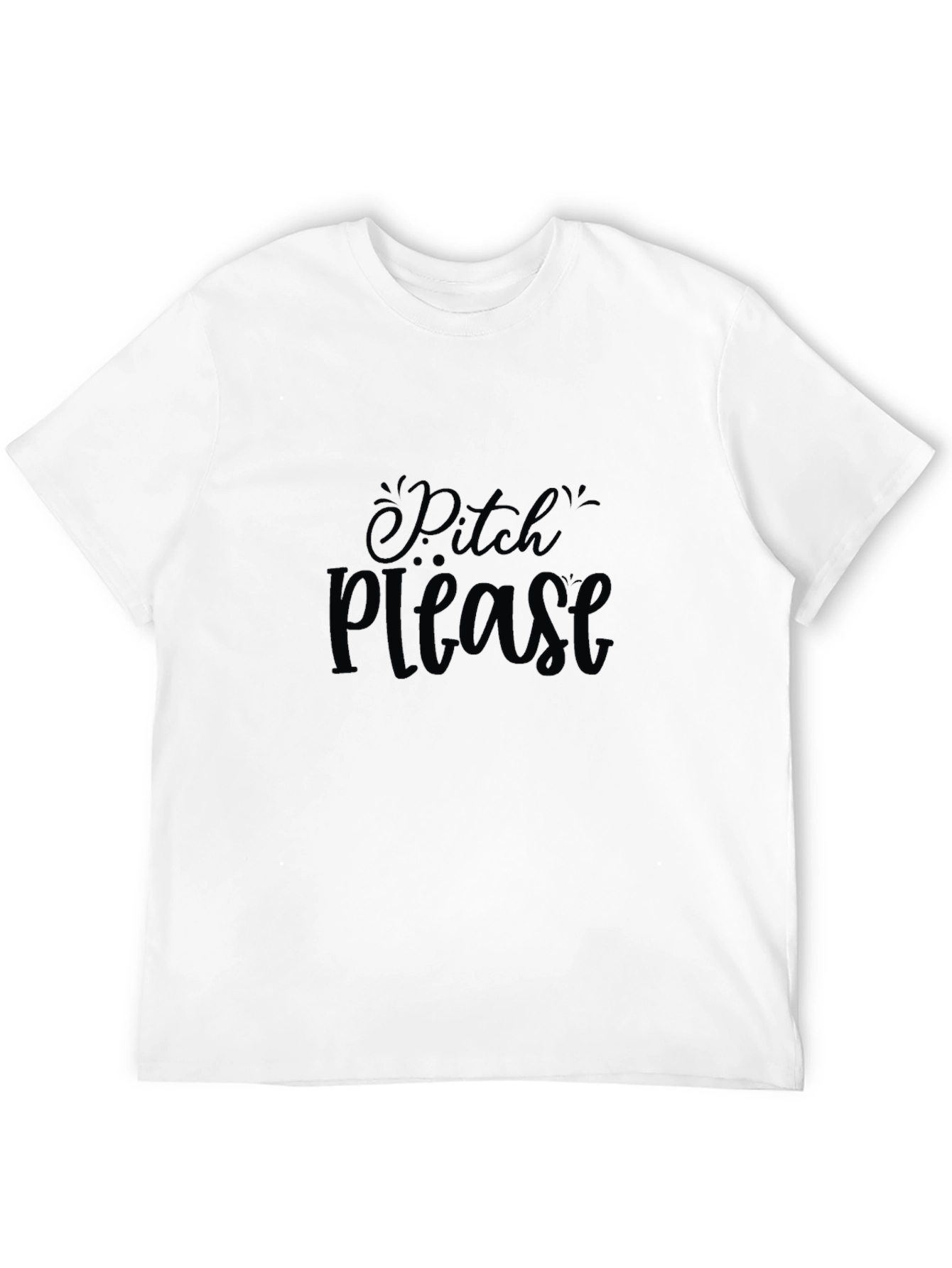 Pitch Please Black T-Shirt