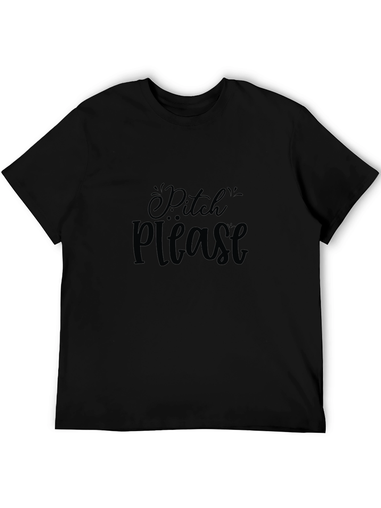 Pitch Please Black T-Shirt