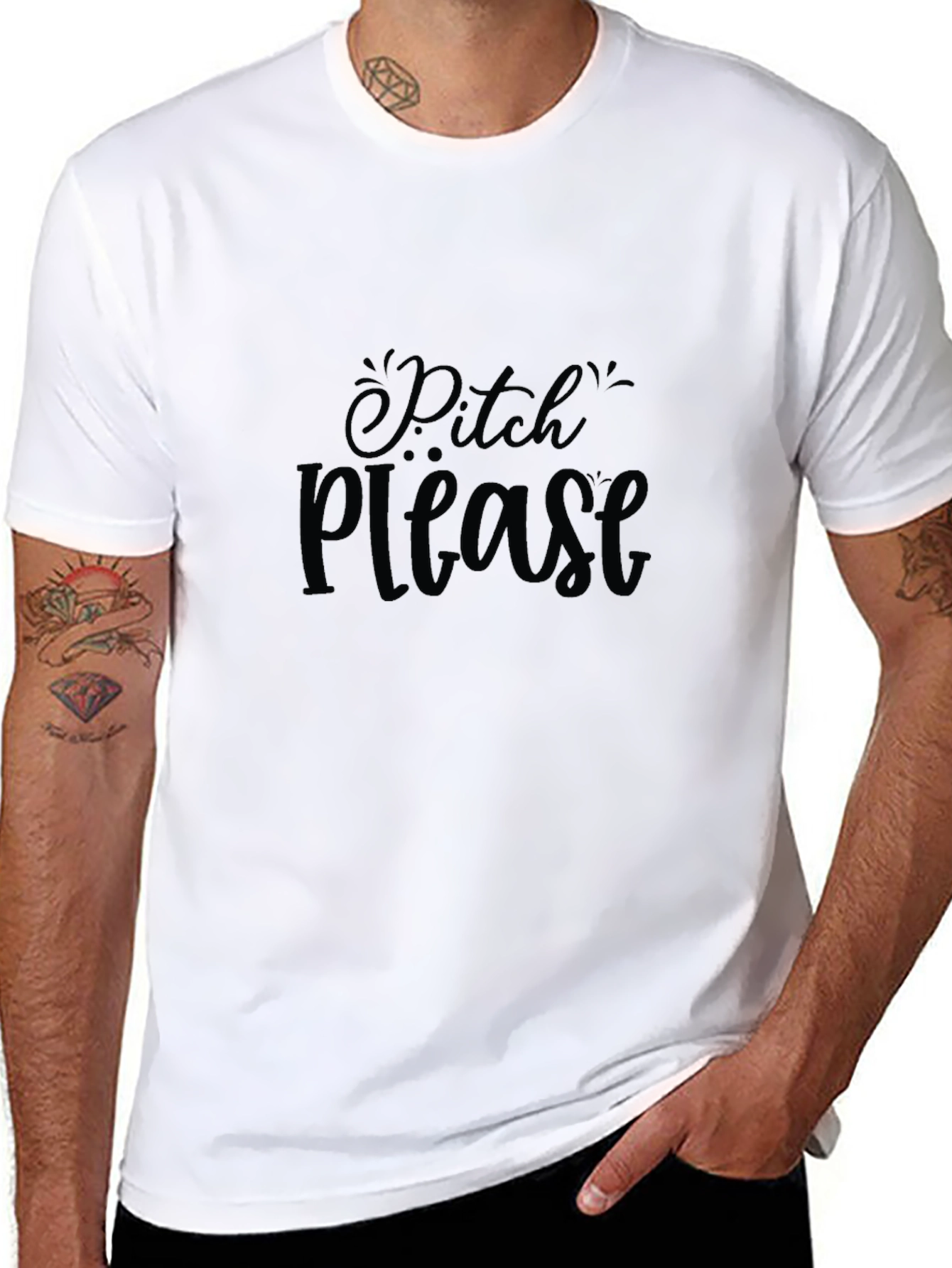 Pitch Please Black T-Shirt