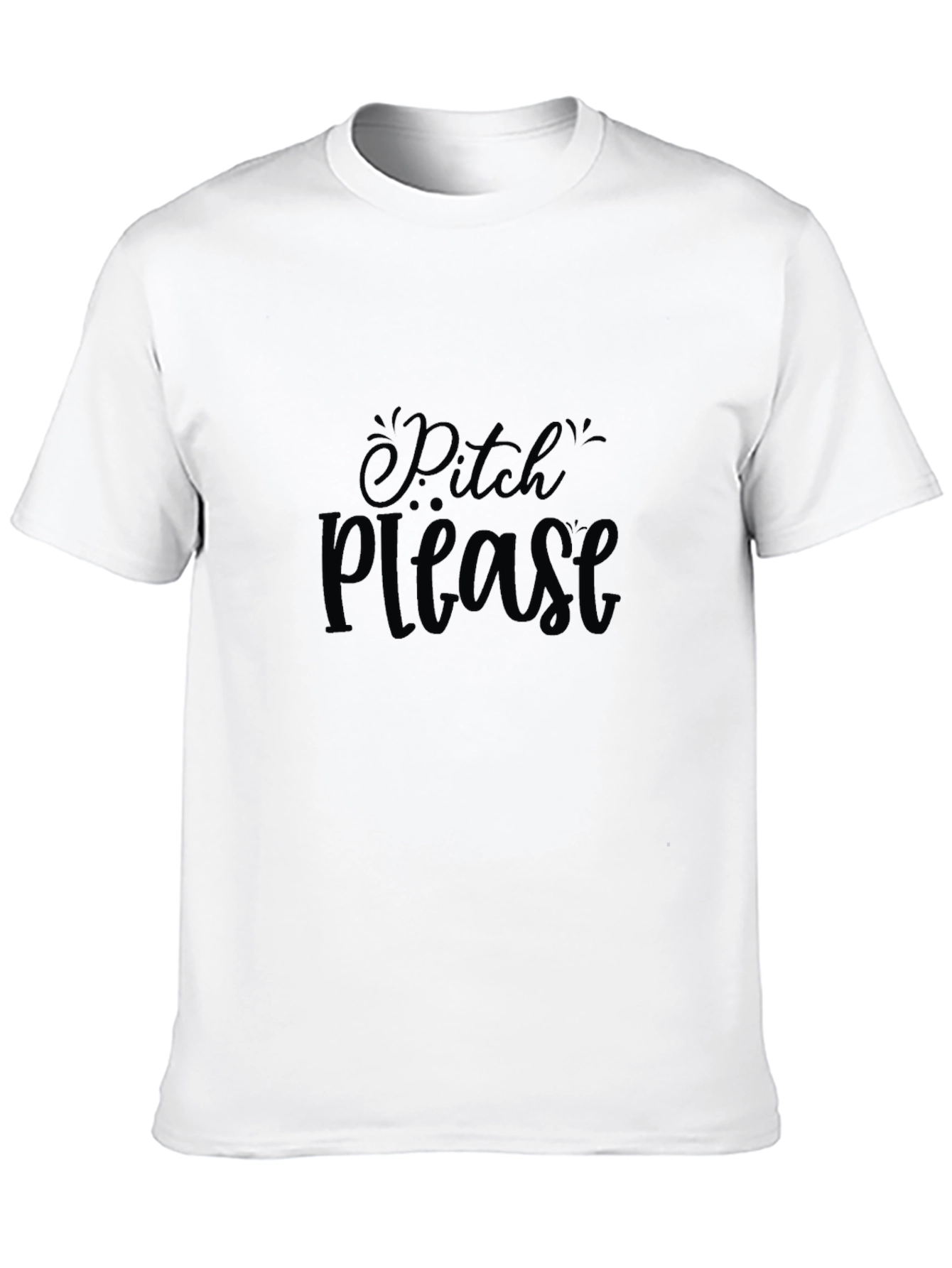 Pitch Please Black T-Shirt