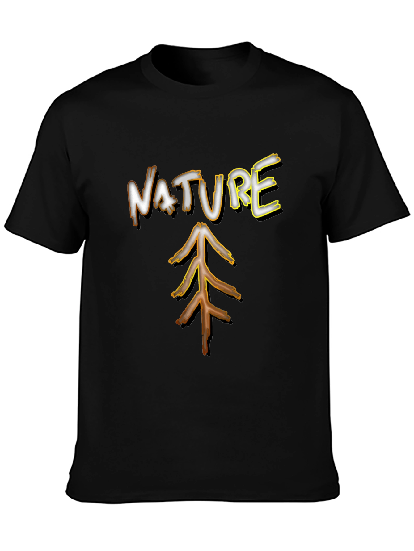 Nature Inspired Graphic T-Shirt