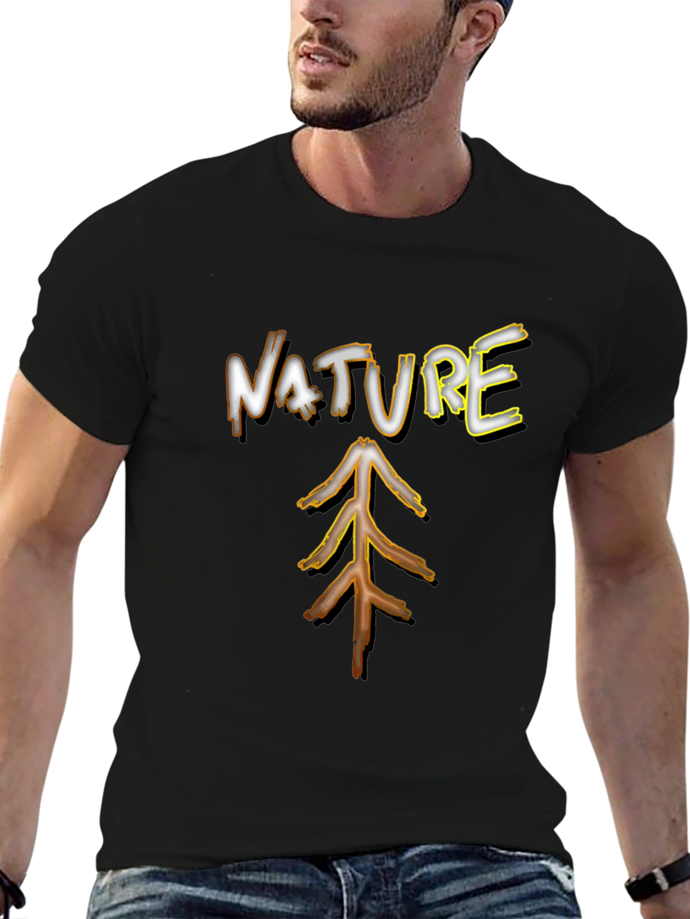 Nature Inspired Graphic T-Shirt