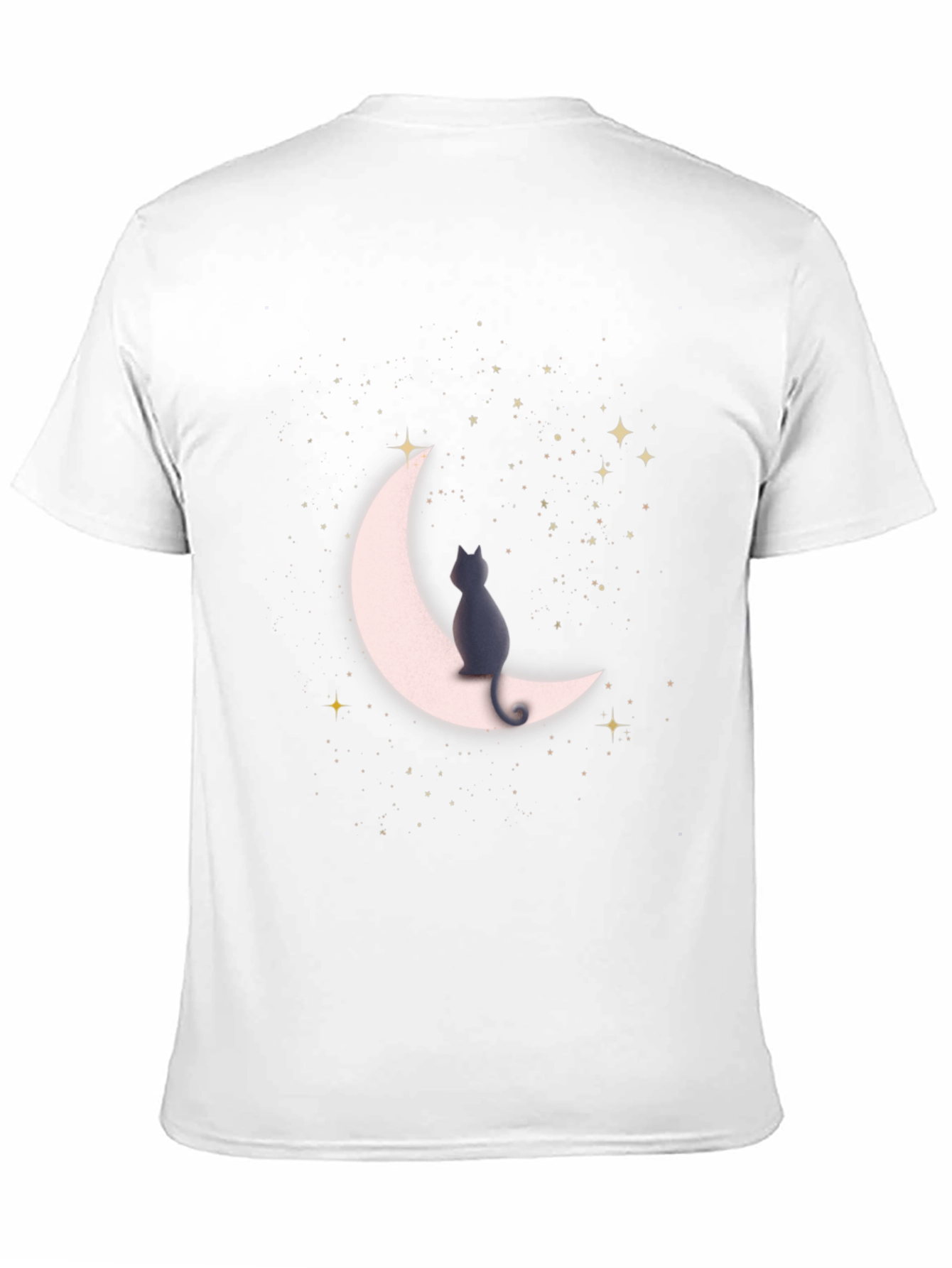 Cat On Moon T-Shirt - Stargazer Tee