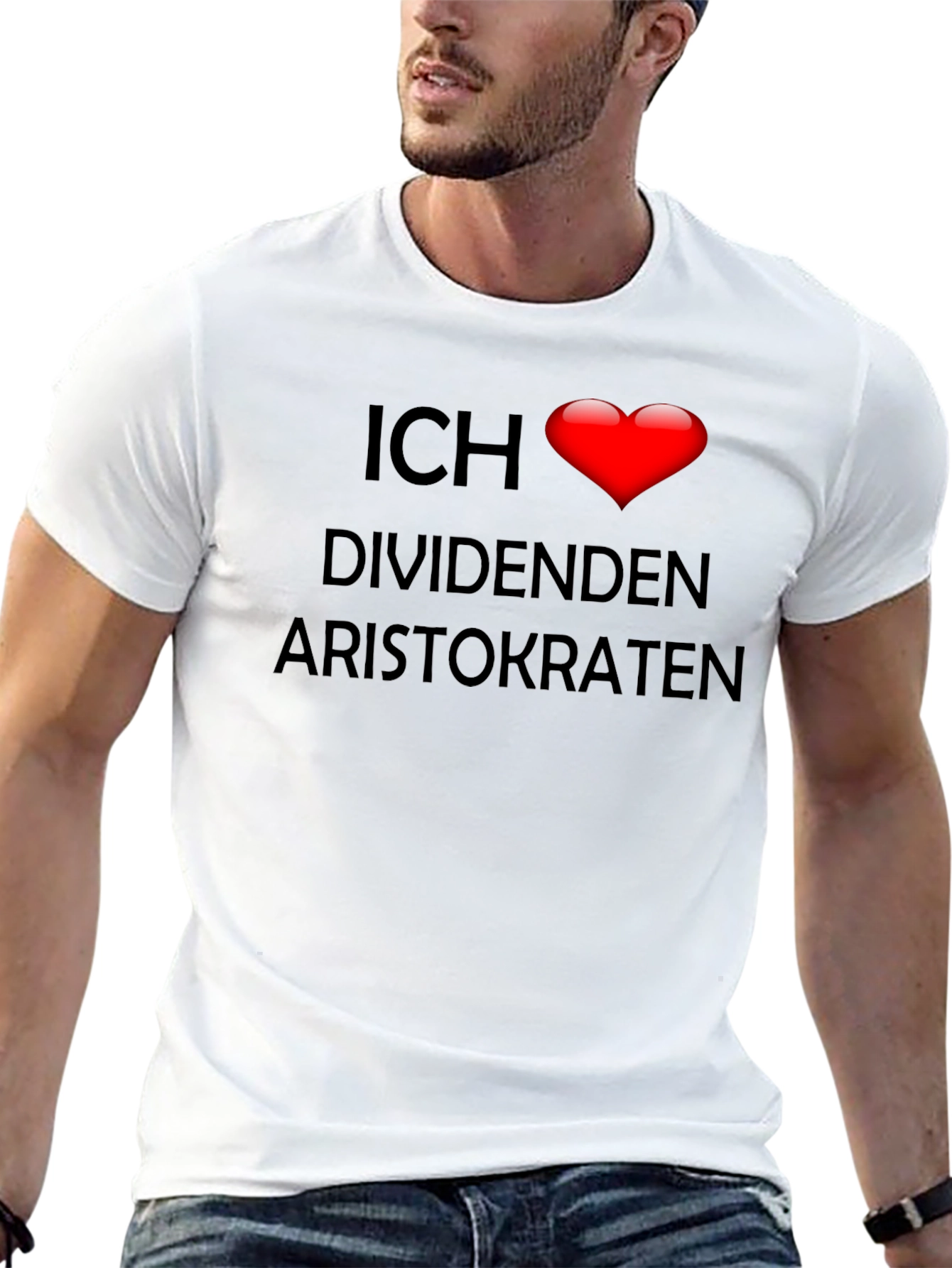 Ich ❤️ Dividenden Aristokraten Black T-Shirt