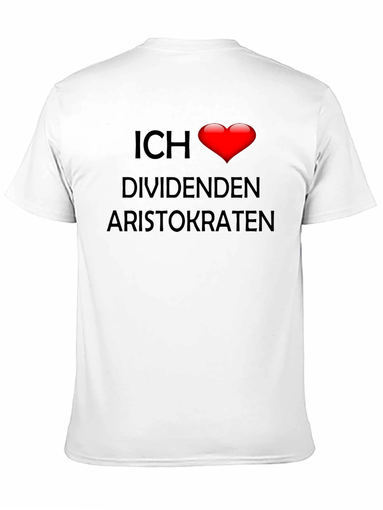 Ich ❤️ Dividenden Aristokraten Black T-Shirt