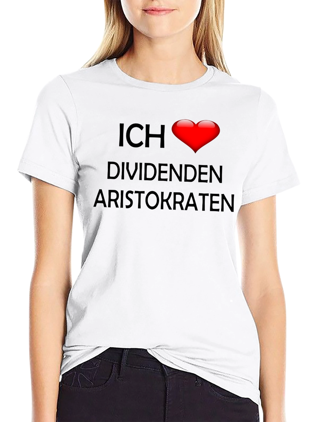 Ich ❤️ Dividenden Aristokraten Black T-Shirt