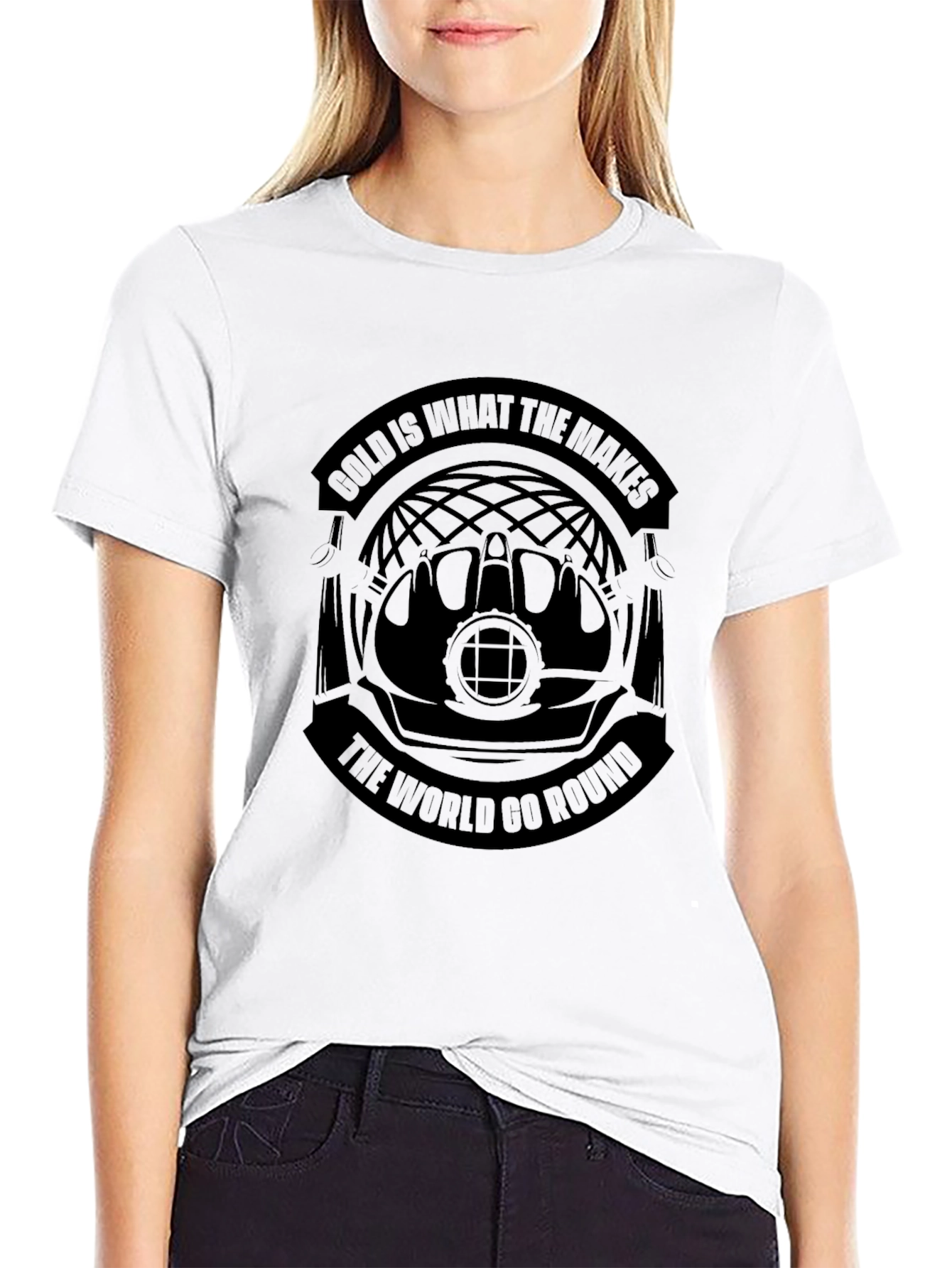 Gold Makes The World Go Round Graphic Tee