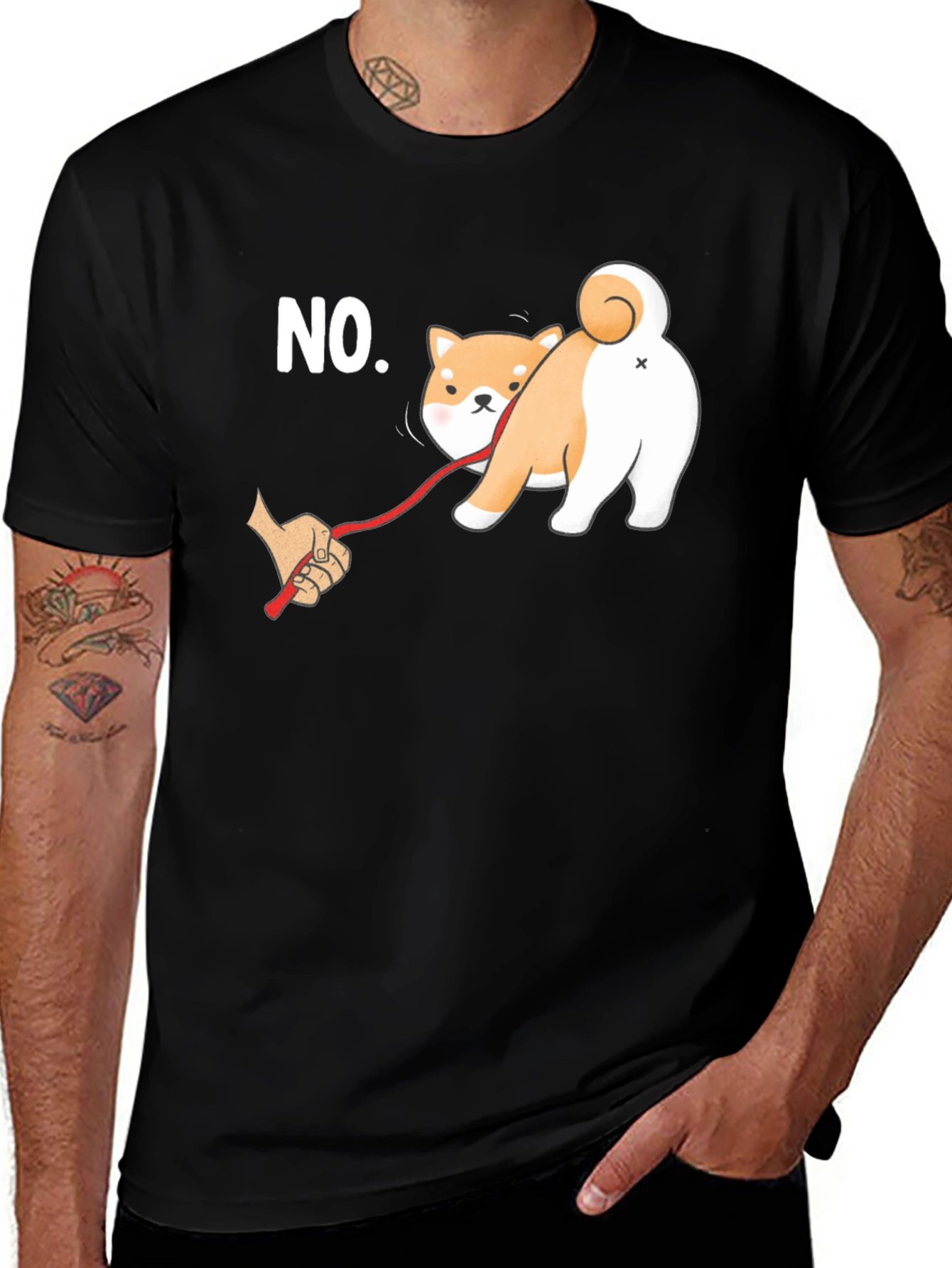 Funny Dog T-Shirt - No Dog Design
