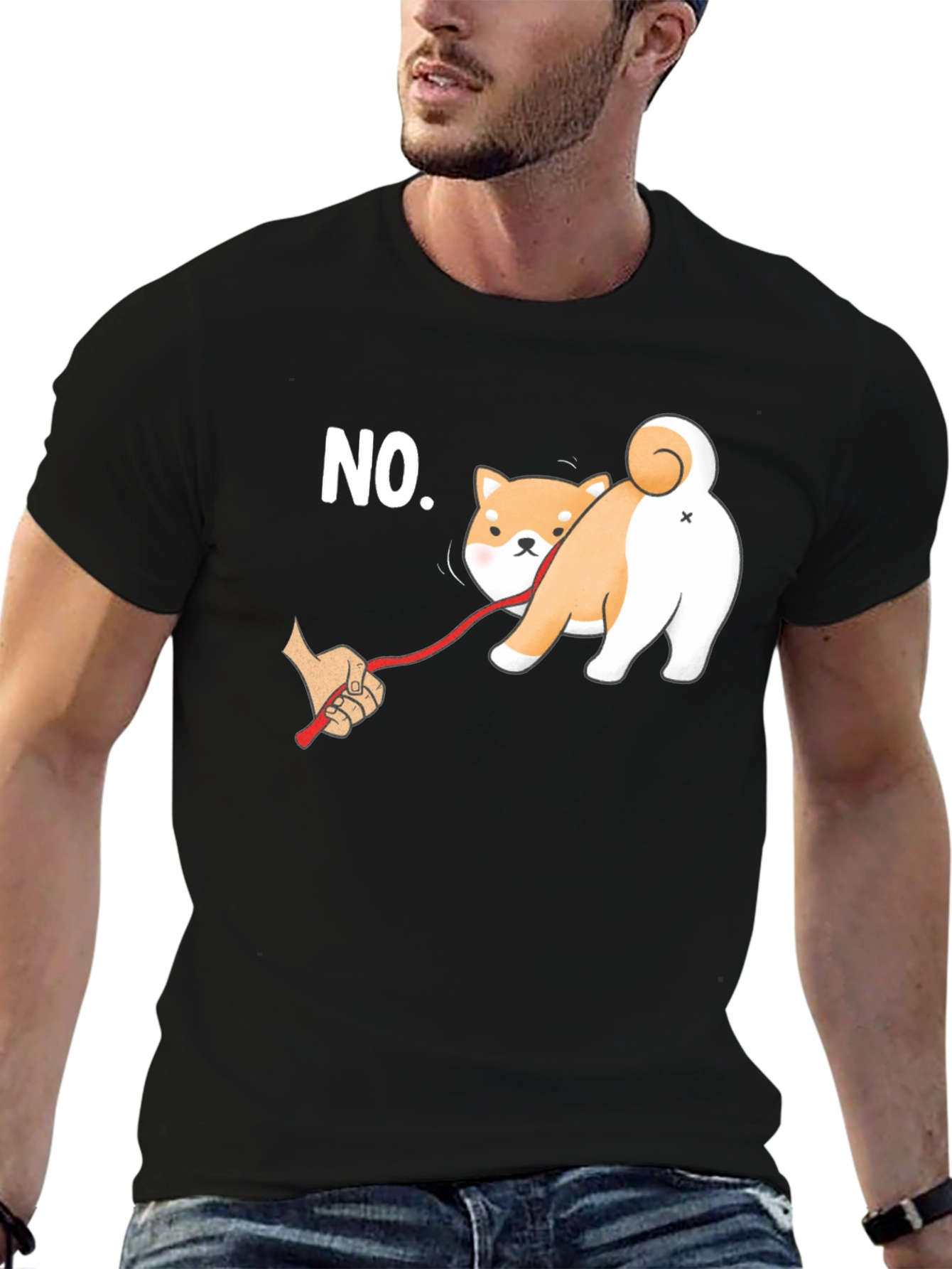 Funny Dog T-Shirt - No Dog Design