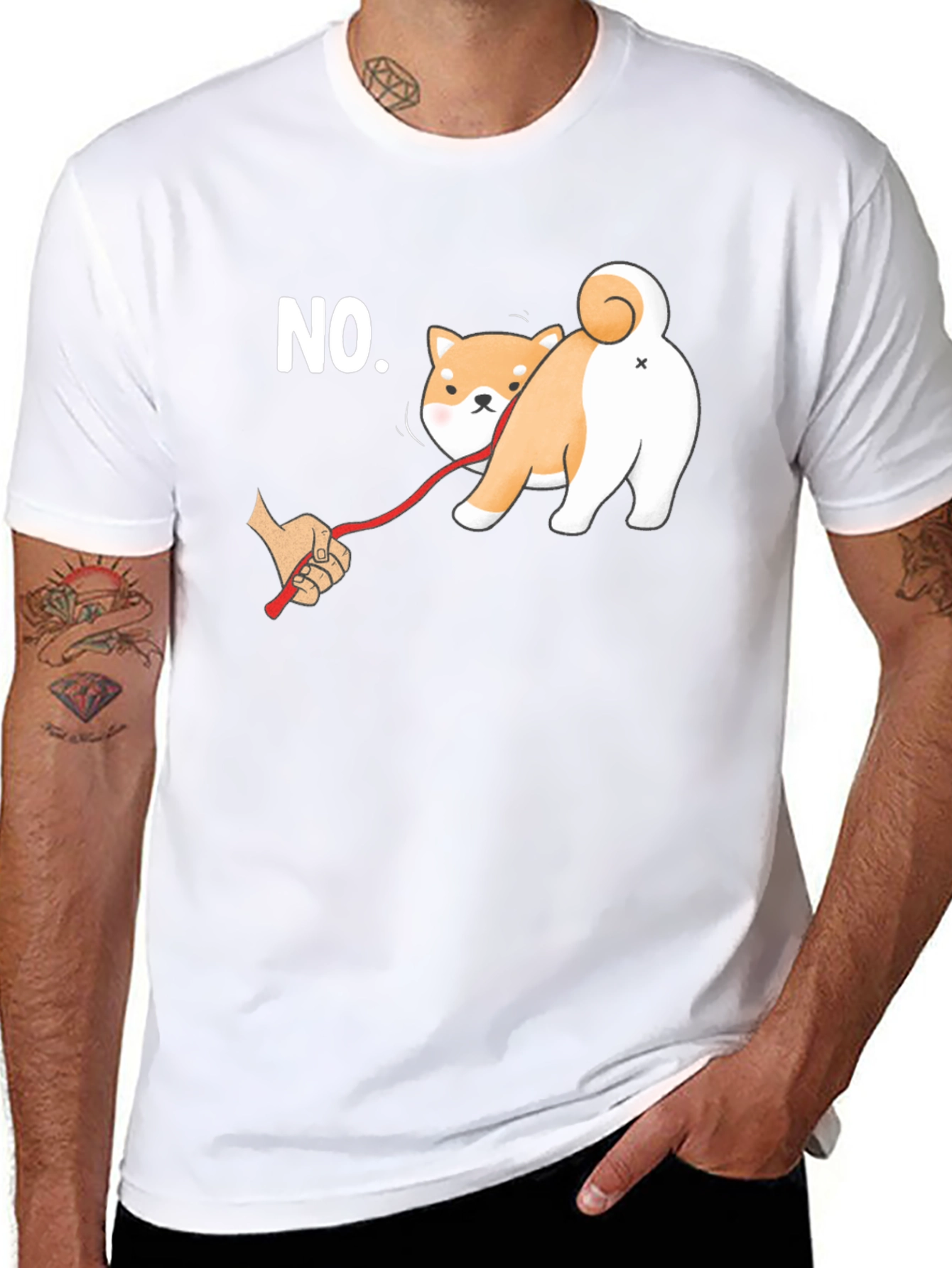 Funny Dog T-Shirt - No Dog Design