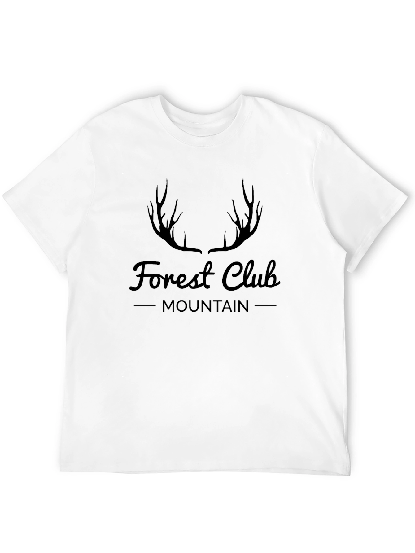 Forest Club Mountain Graphic Tee - Black