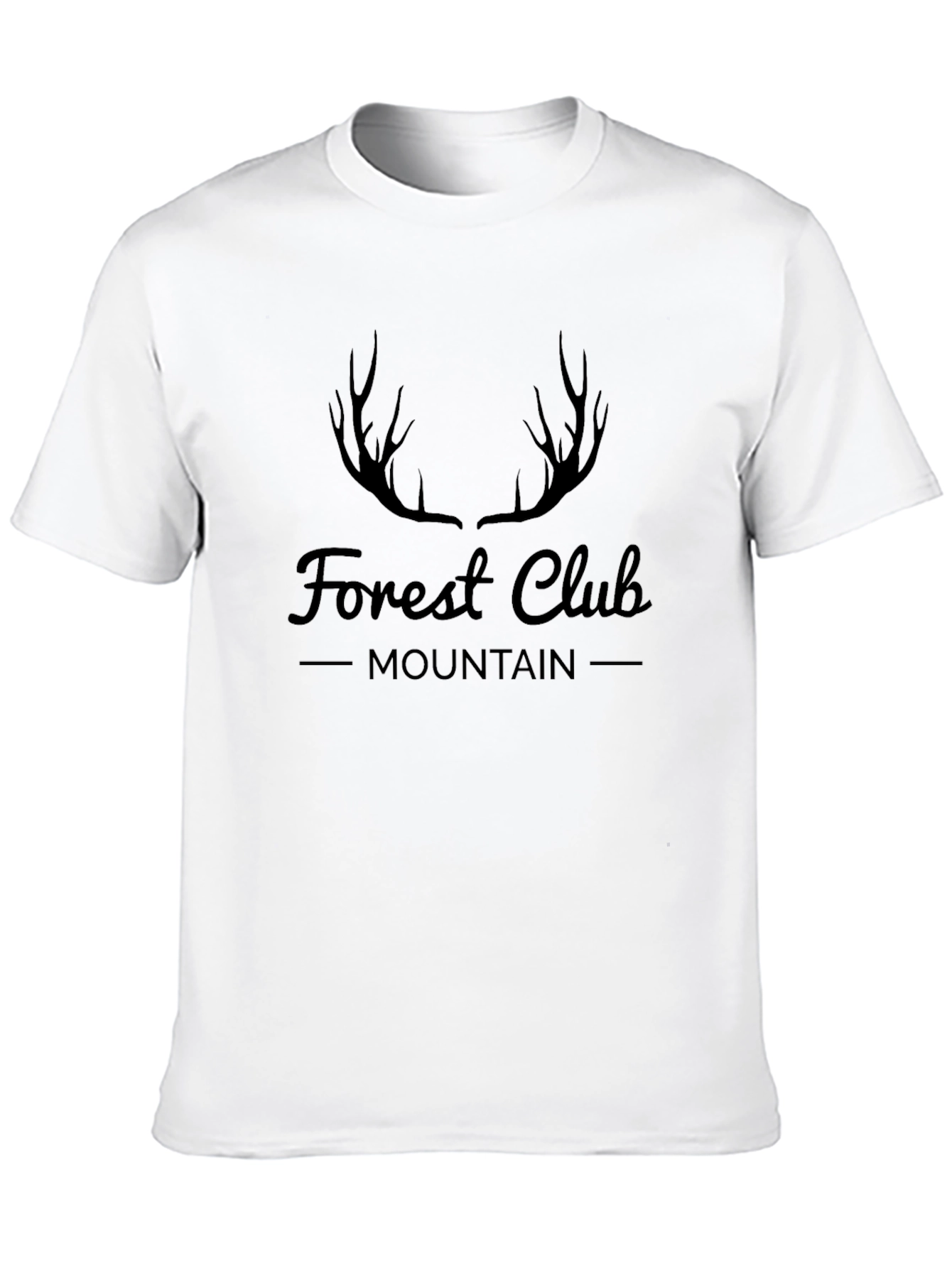 Forest Club Mountain Graphic Tee - Black