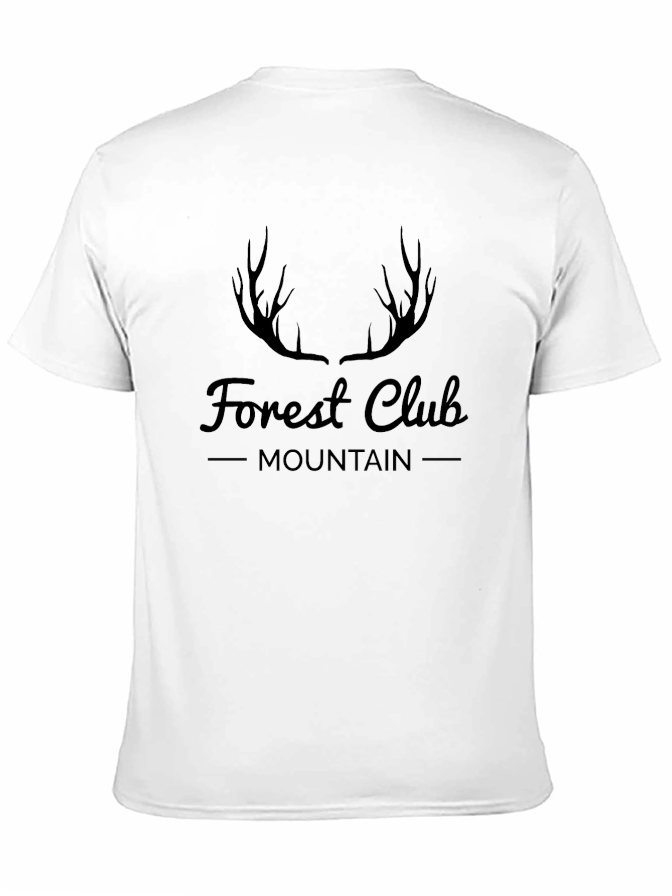 Forest Club Mountain Graphic Tee - Black