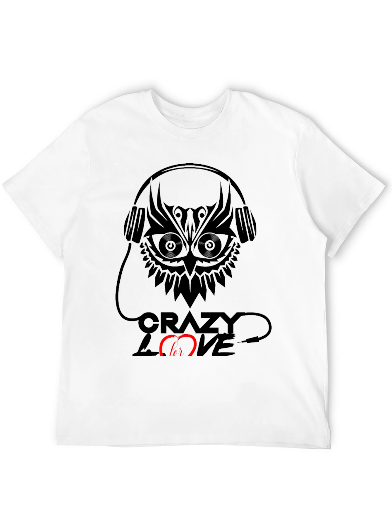 Crazy Love Owl Graphic T-Shirt