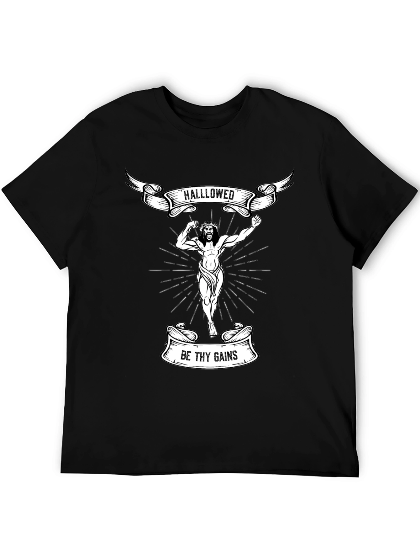 Hallowed Be Thy Gains T-Shirt - Black