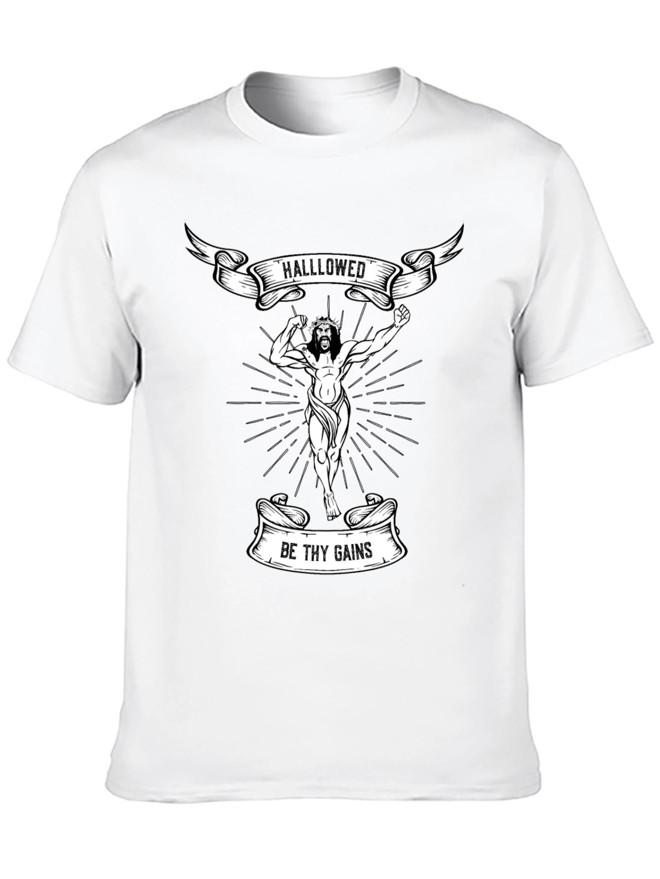 Hallowed Be Thy Gains T-Shirt - Black