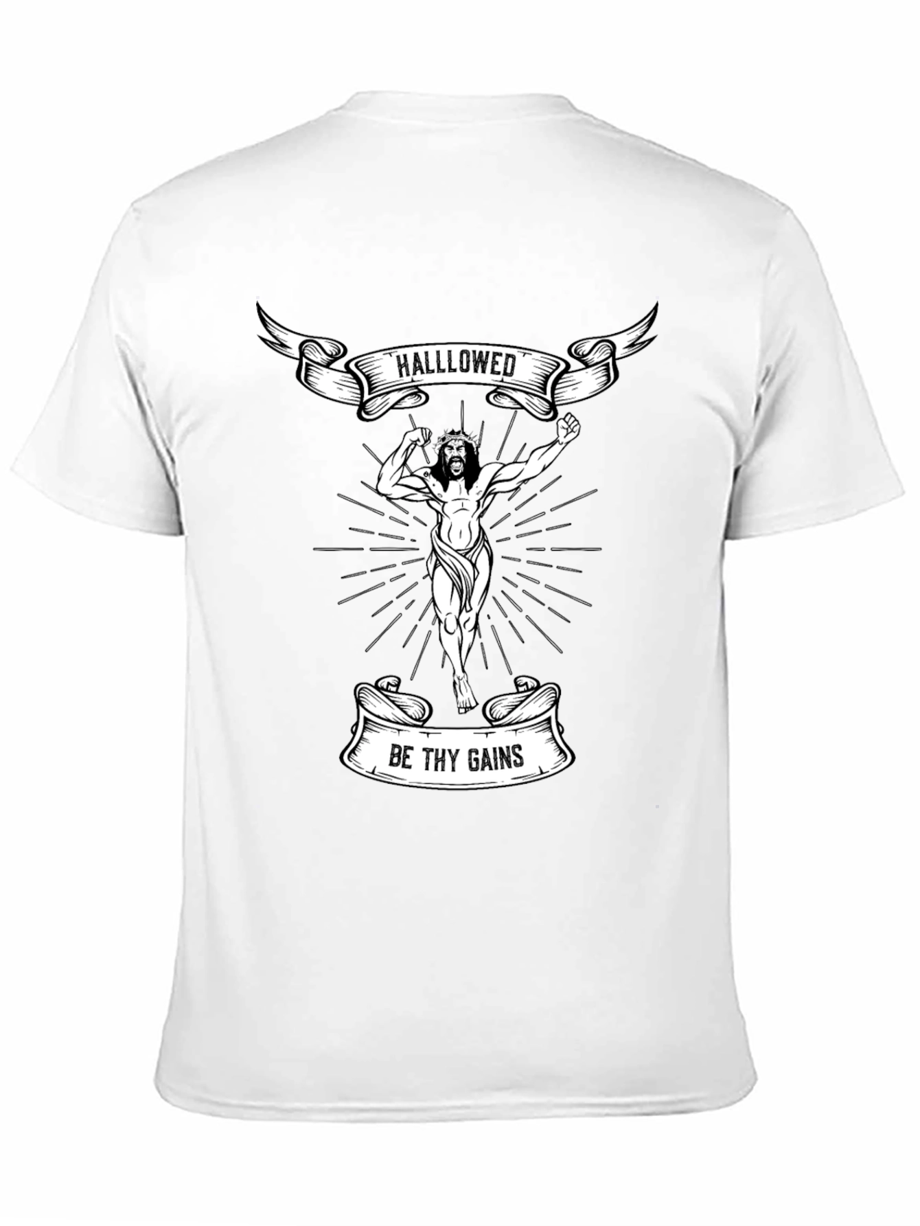 Hallowed Be Thy Gains T-Shirt - Black