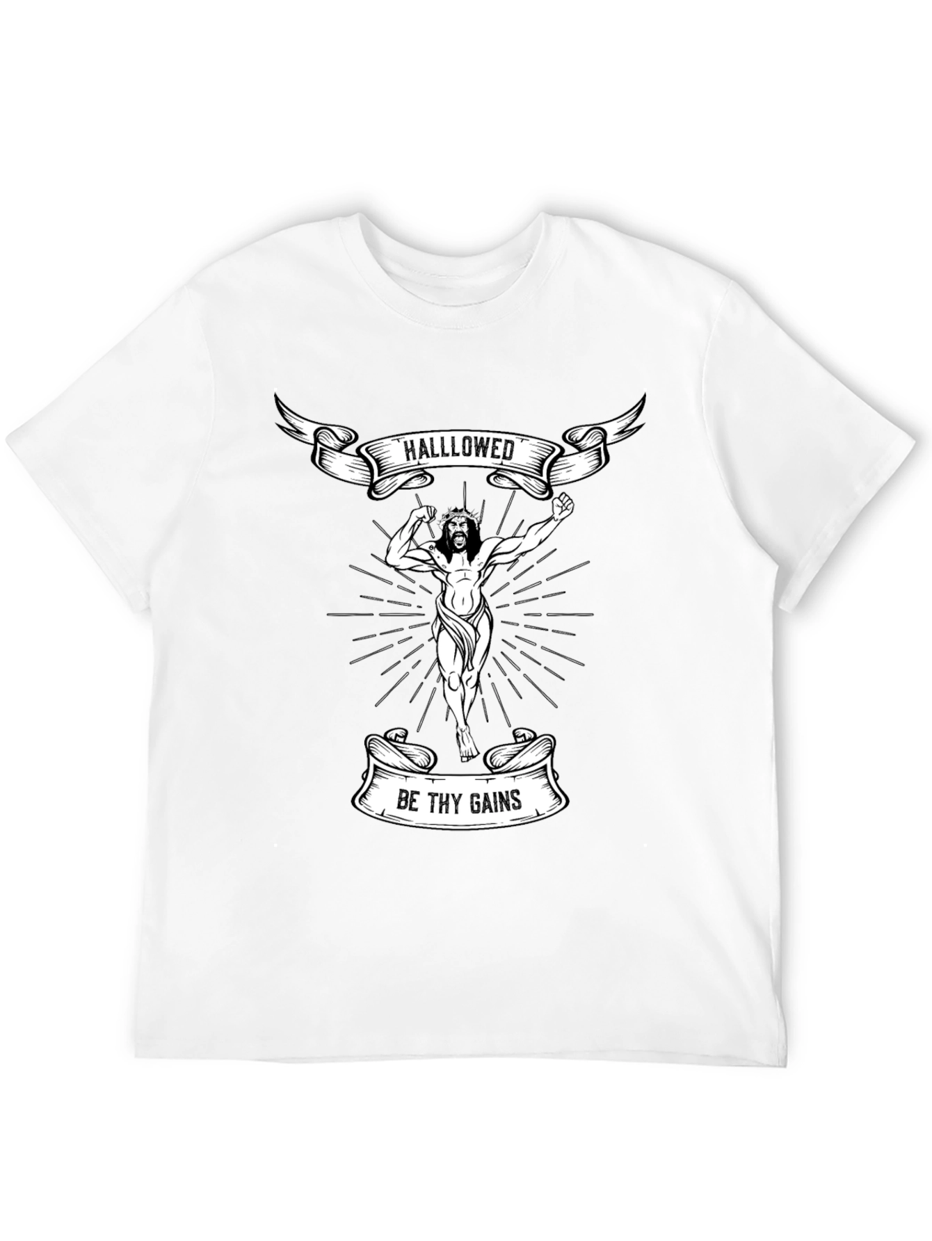 Hallowed Be Thy Gains T-Shirt - Black