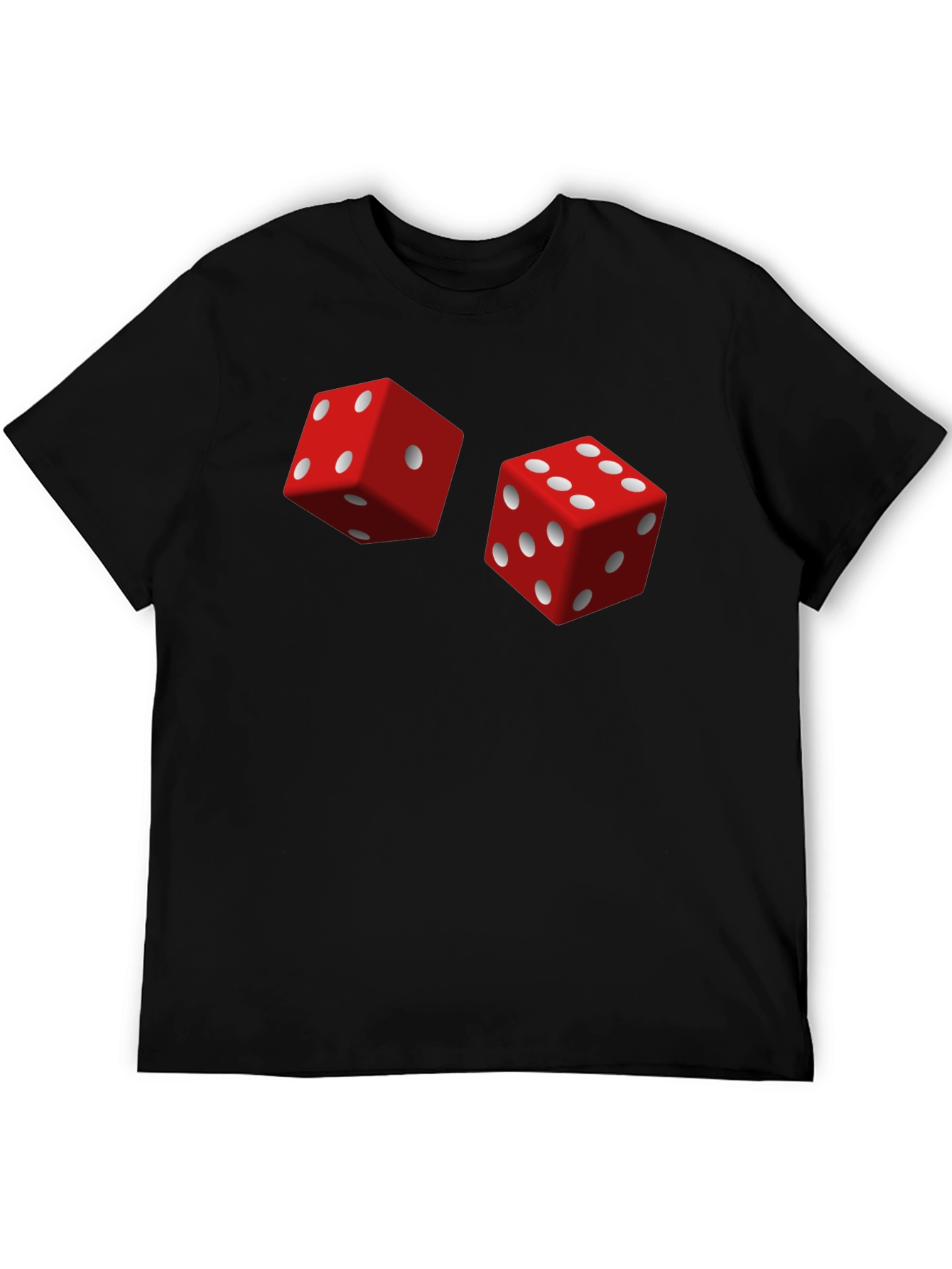 Dice Graphic T-Shirt - Lucky Game Tee