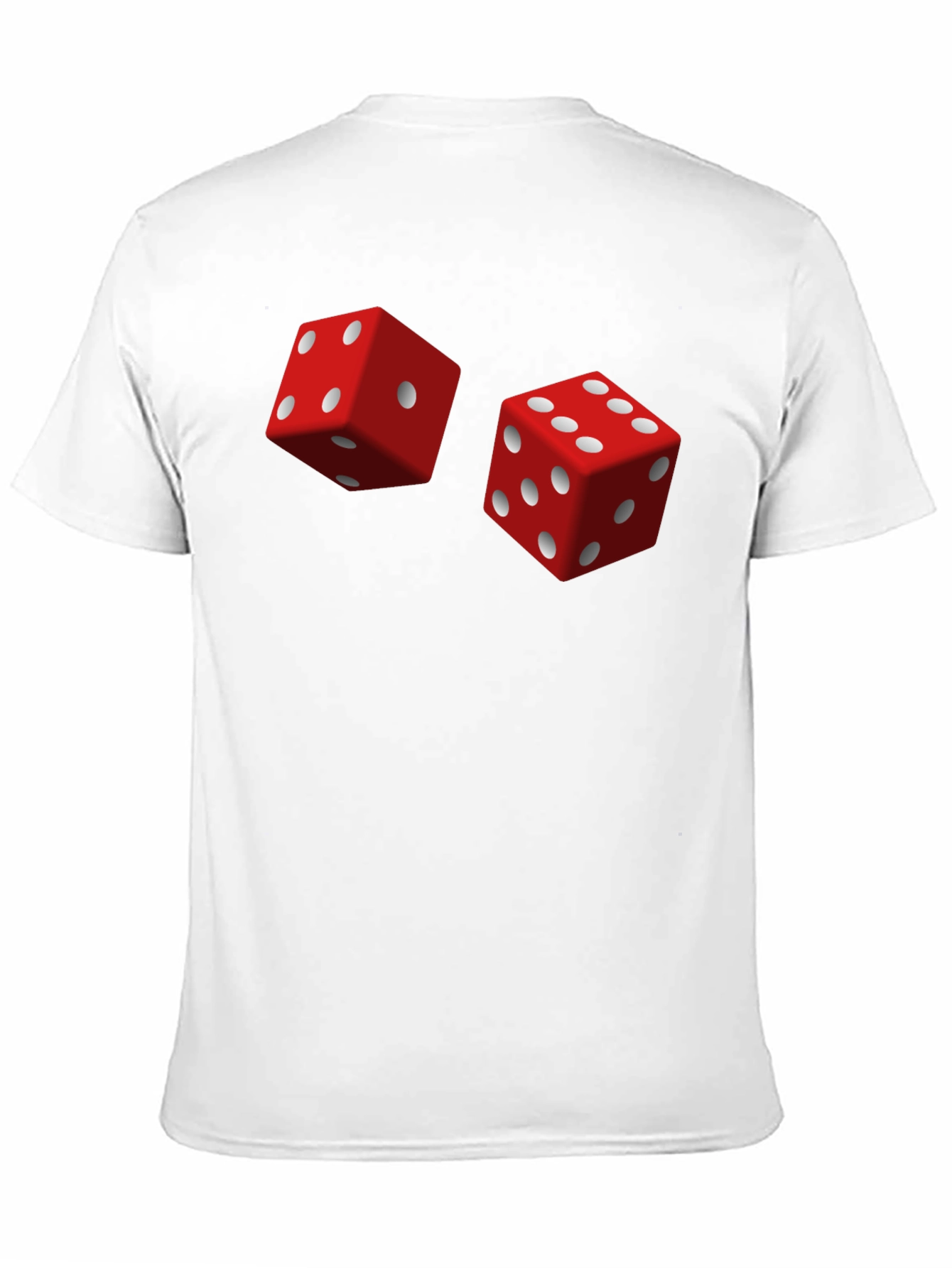 Dice Graphic T-Shirt - Lucky Game Tee