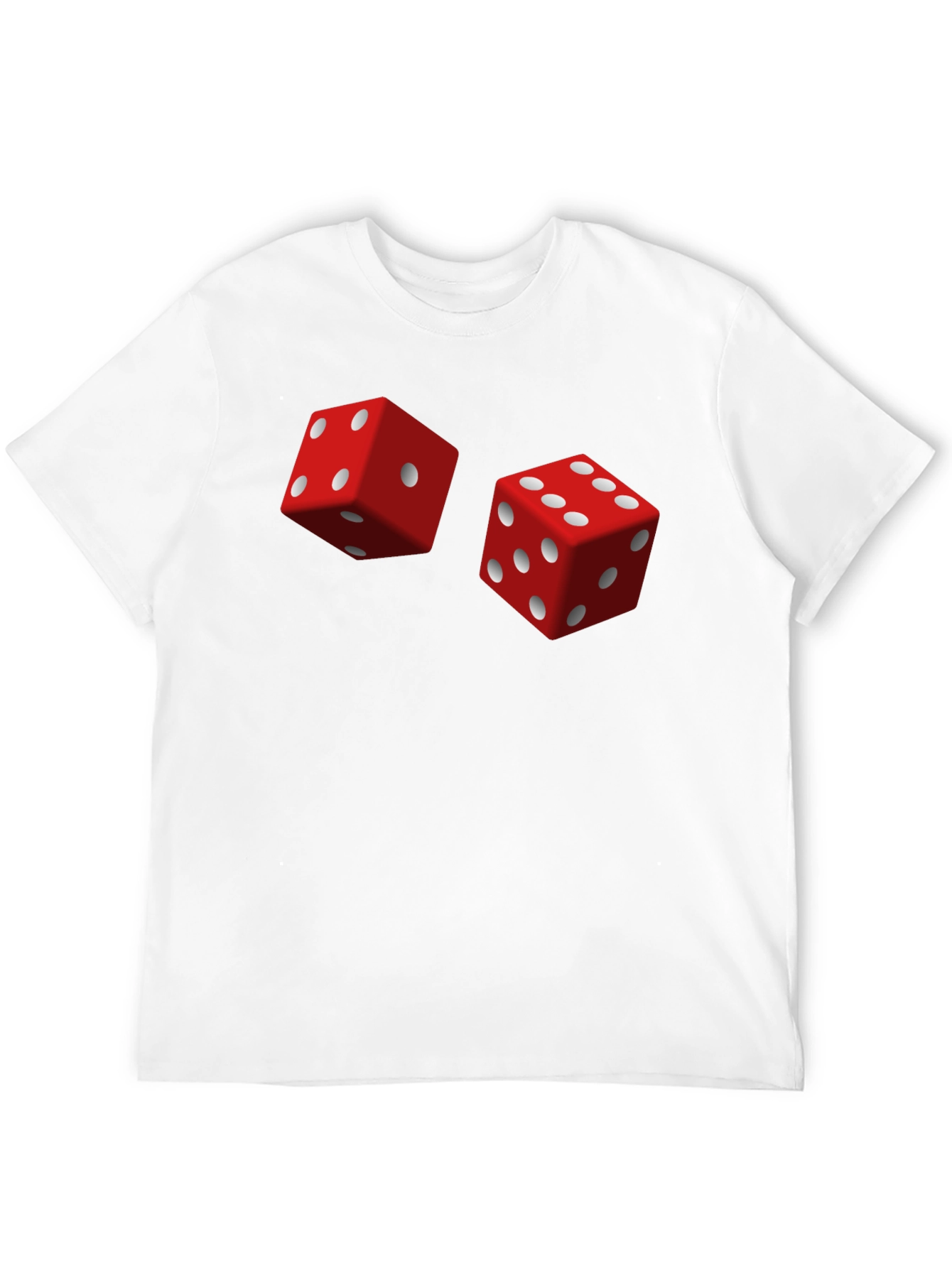 Dice Graphic T-Shirt - Lucky Game Tee