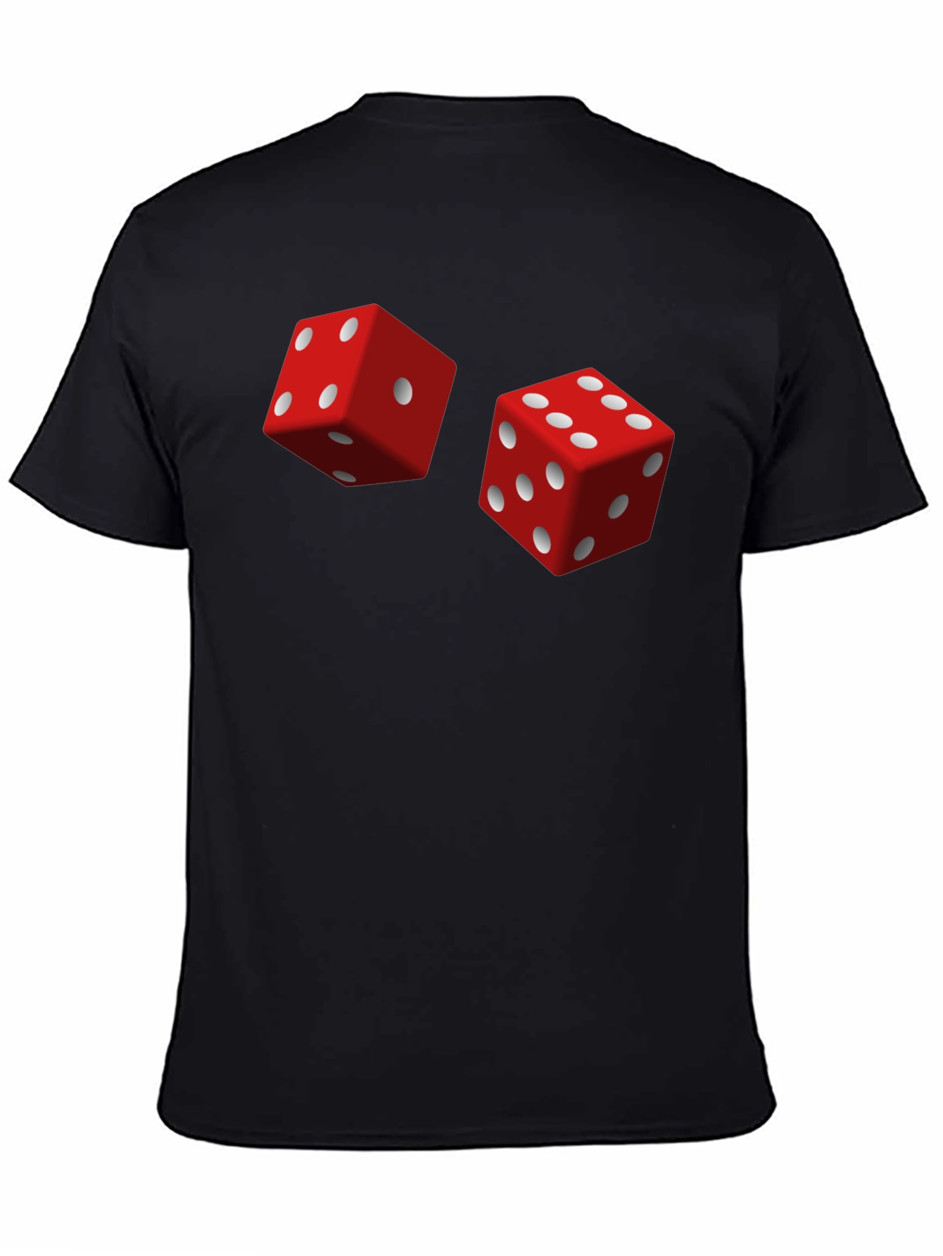 Dice Graphic T-Shirt - Lucky Game Tee