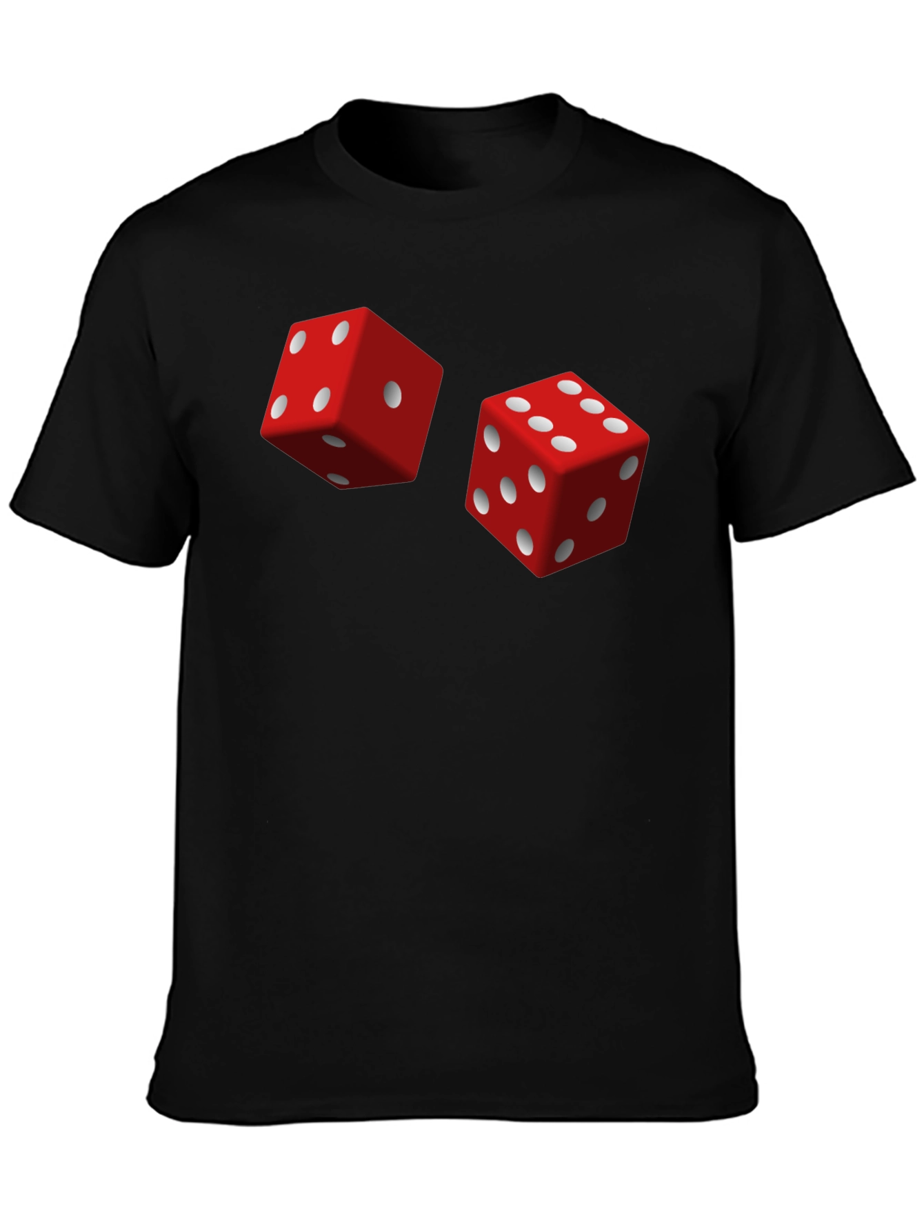 Dice Graphic T-Shirt - Lucky Game Tee