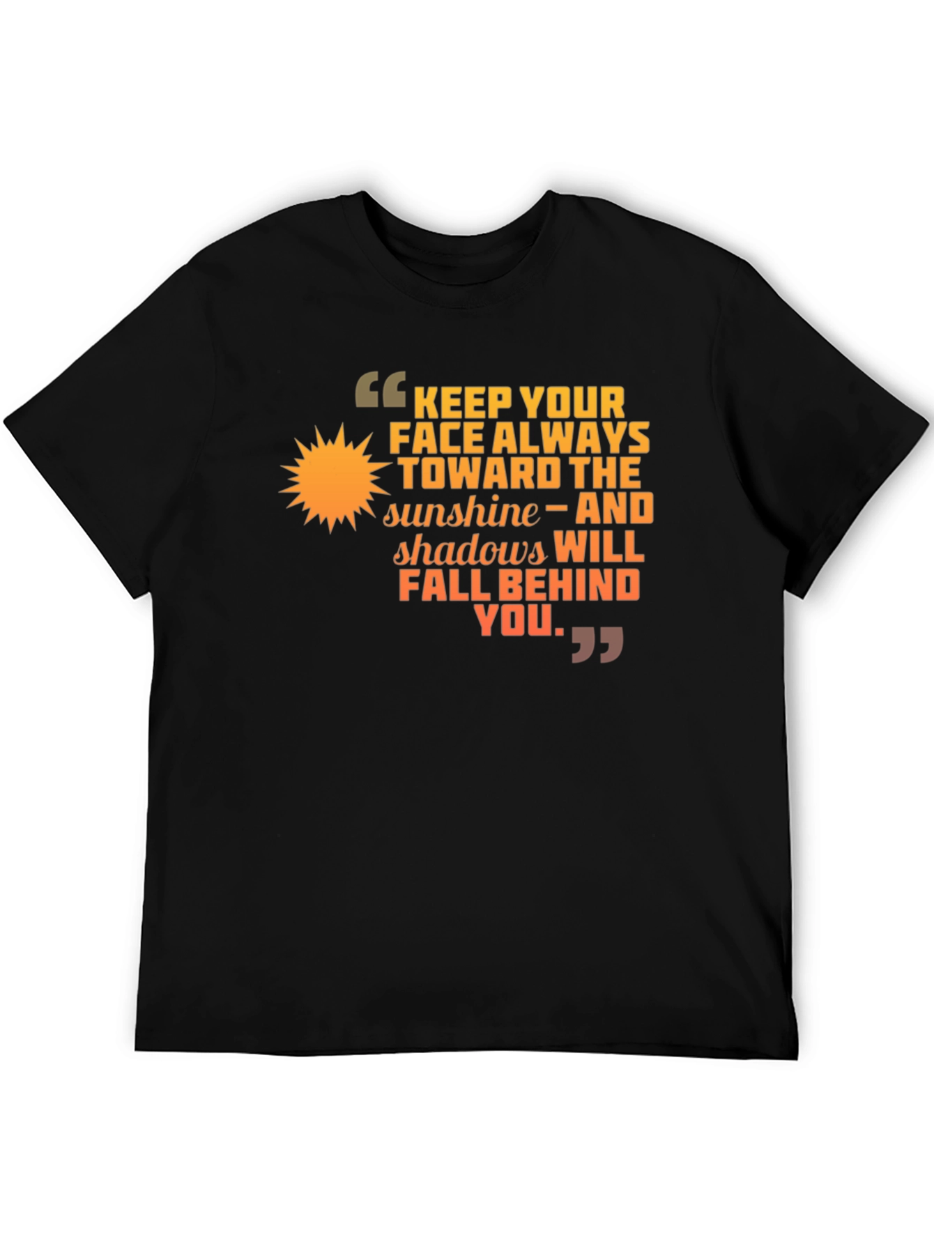 Sunshine Inspiration T-Shirt Positive Quote Tee