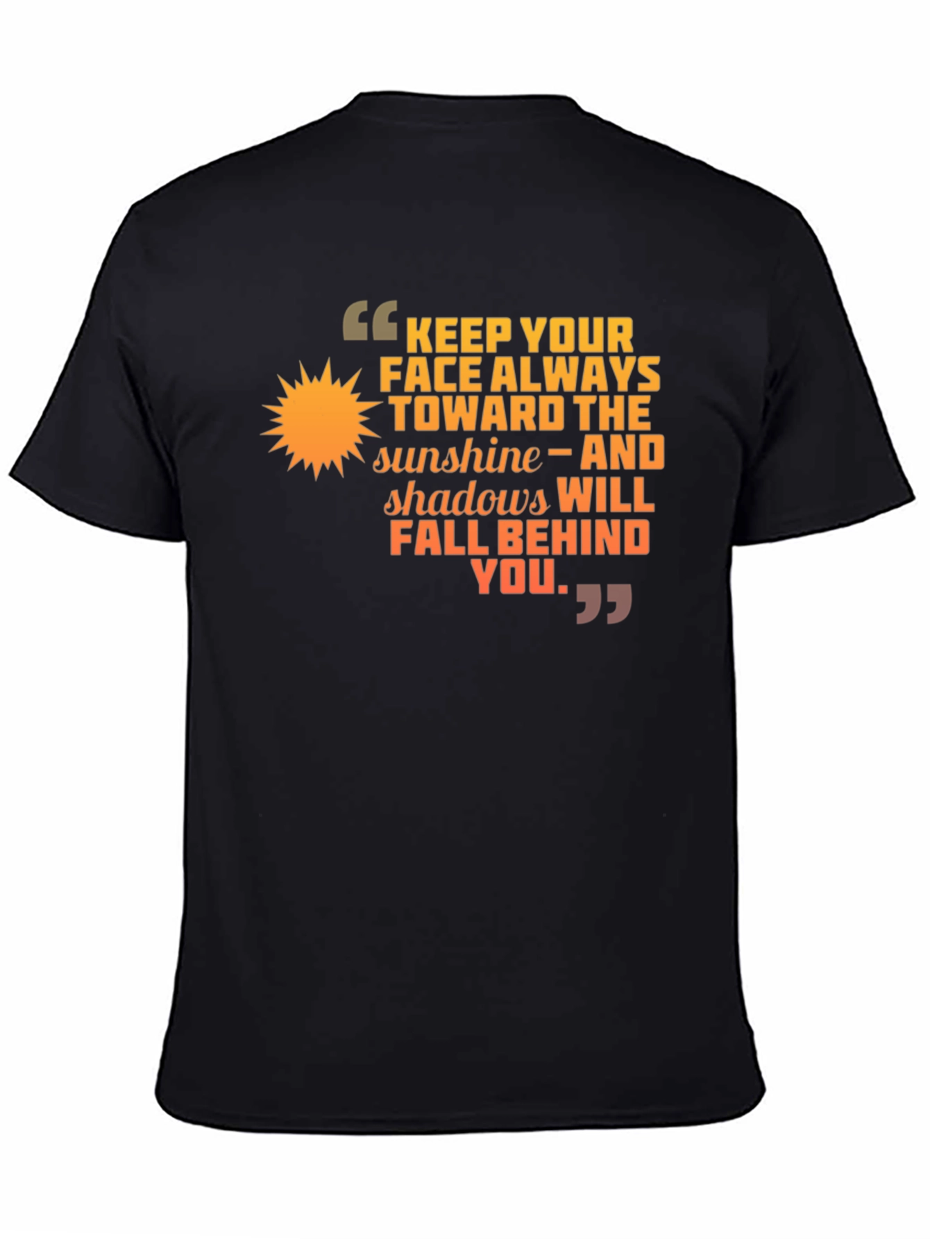 Sunshine Inspiration T-Shirt Positive Quote Tee