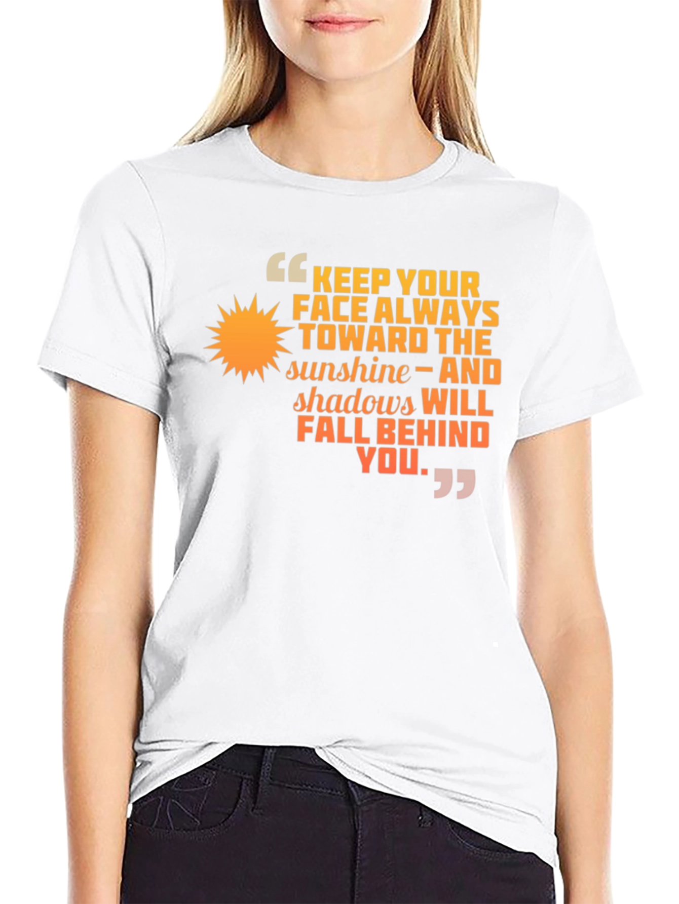 Sunshine Inspiration T-Shirt Positive Quote Tee